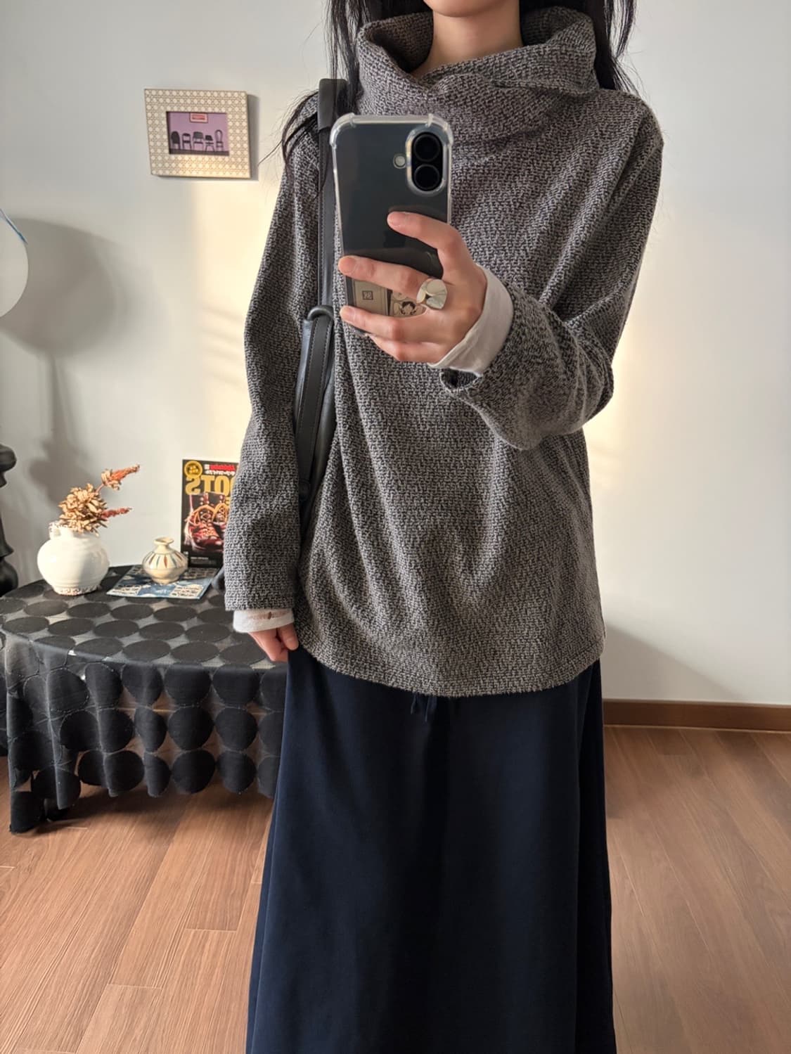 wide turtleneck top 상품이미지2