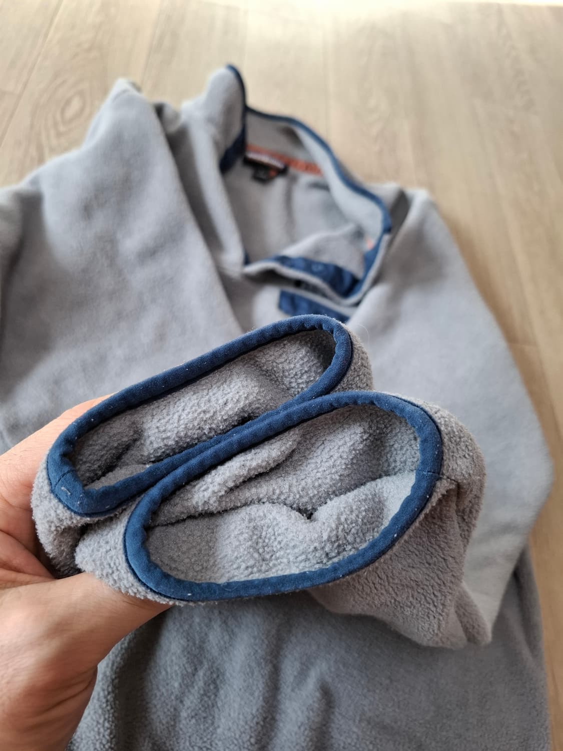 L 파타고니아 신칠라 플리스 풀오버 베이지 그레이 브라운 상품이미지5