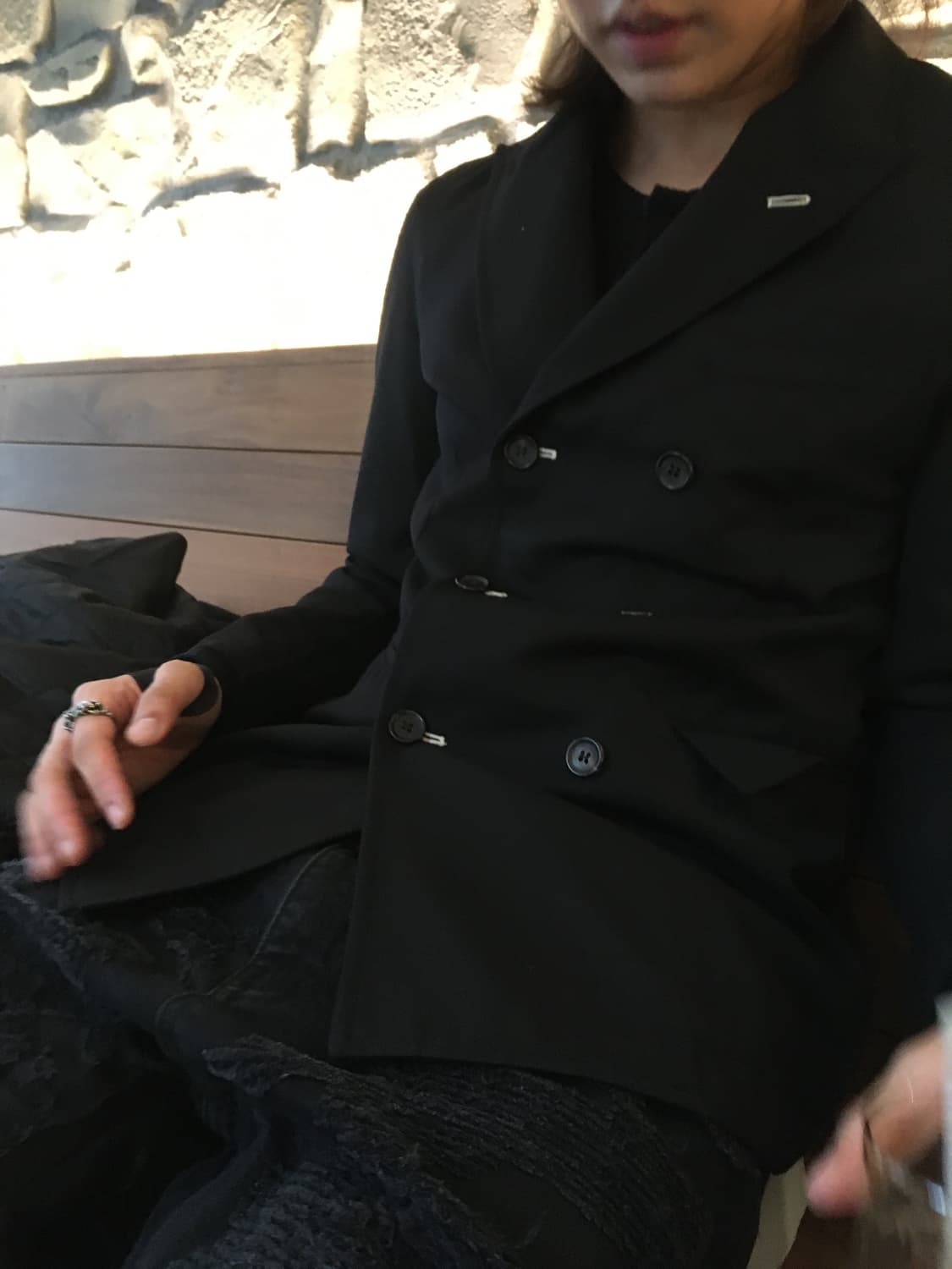 꼼데 가르송 셔츠2009 더블 브레스티드 블레이져 상품이미지3