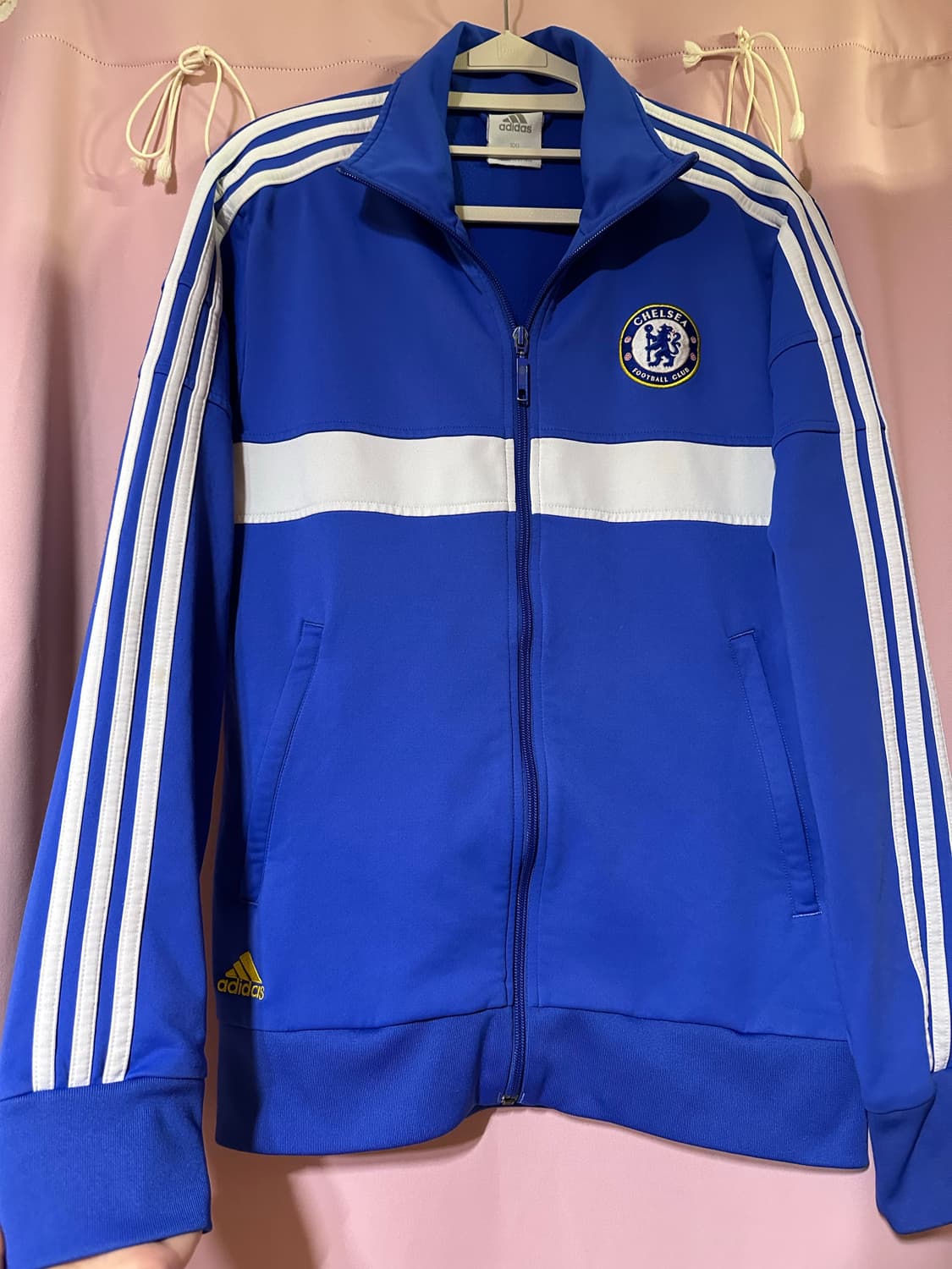 아디다스져지 아디다스 첼시 블루 트랙탑 대장져지 아디다스첼시 집업 삼선 상품이미지2