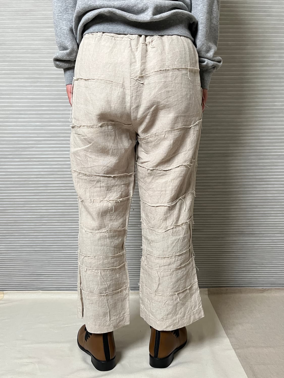 꼼데가르송 린넨 컷오프 이지팬츠 comme des garcons 상품이미지9