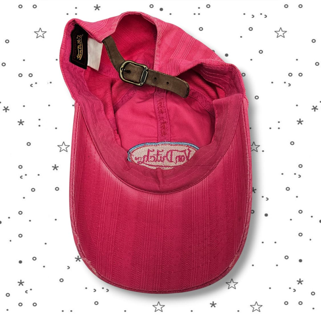  VonDutch 본더치 골지 패치 핫핑크 캡 상품이미지5