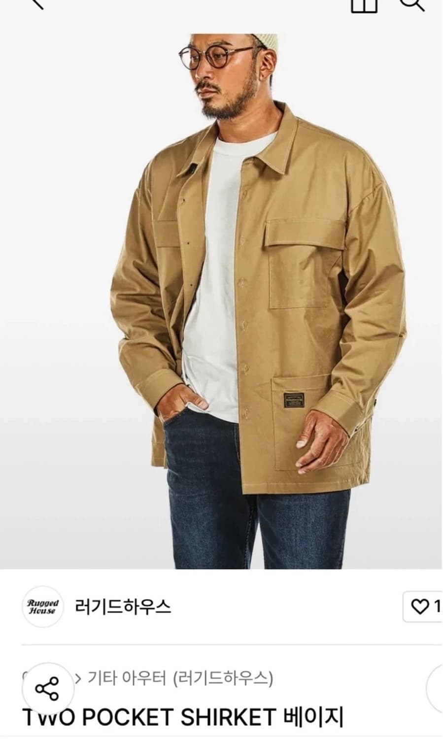 러기드하우스 투 포켓 셔켓 상품이미지8