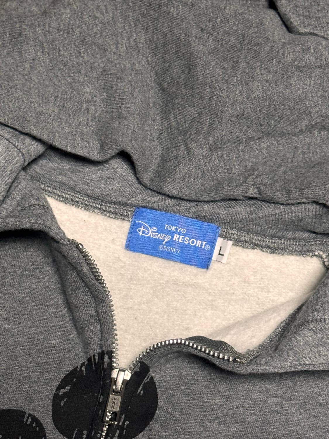 도쿄 디즈니 리조트 미키마우스 그레이 후드집업 상품이미지5