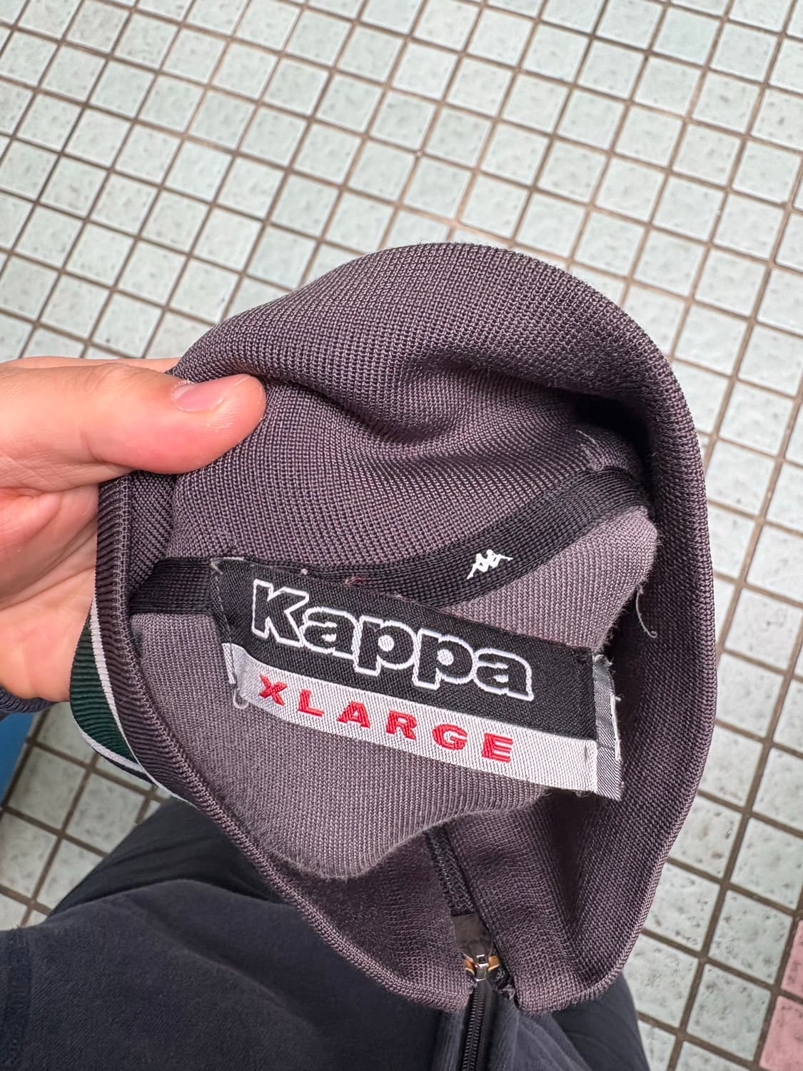 카파 벨벳 브라운 트랙 자켓 xl 상품이미지3