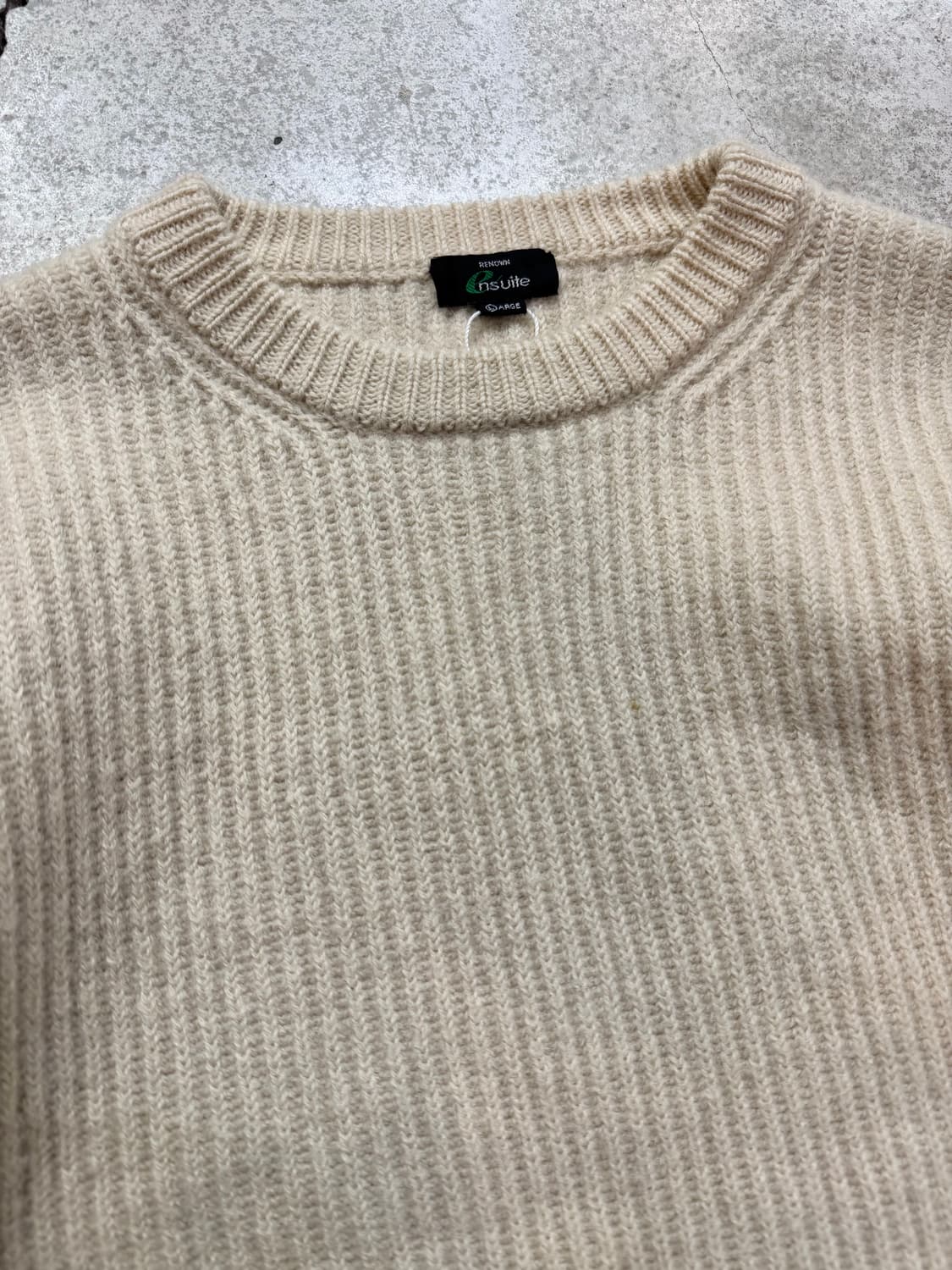 빈티지 고중량 울 골지 니트 상품이미지2