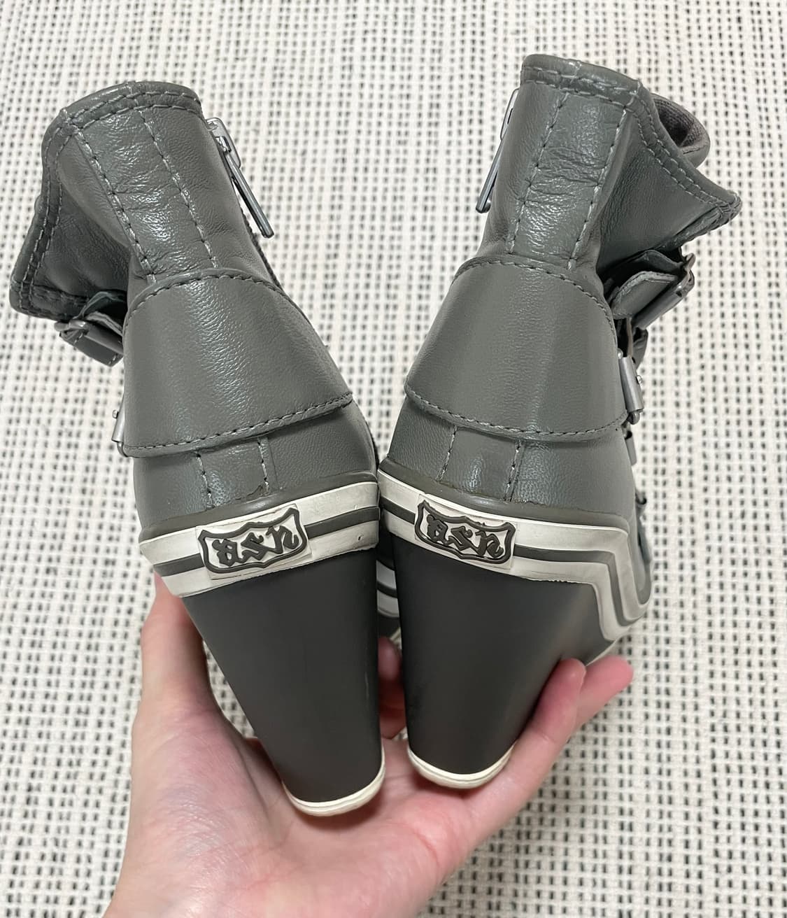 Ash belted leather hightop sneakers 35 상품이미지3