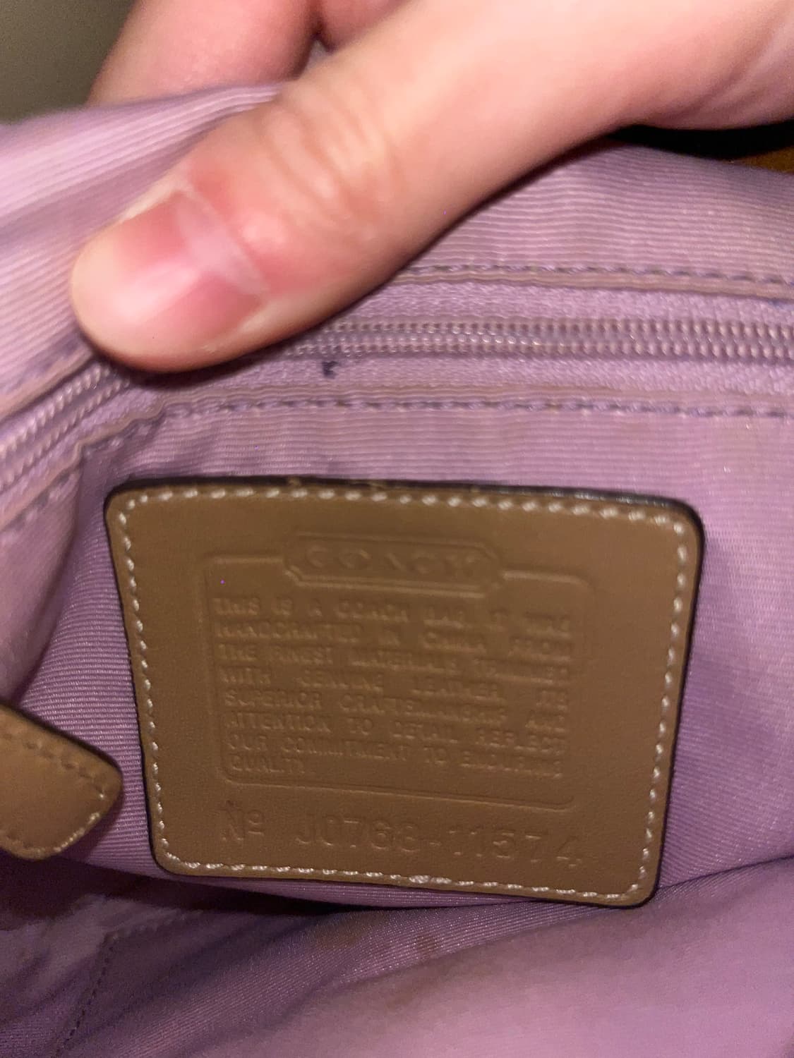 Orange Brown Coach Shoulder Bag 상품이미지8