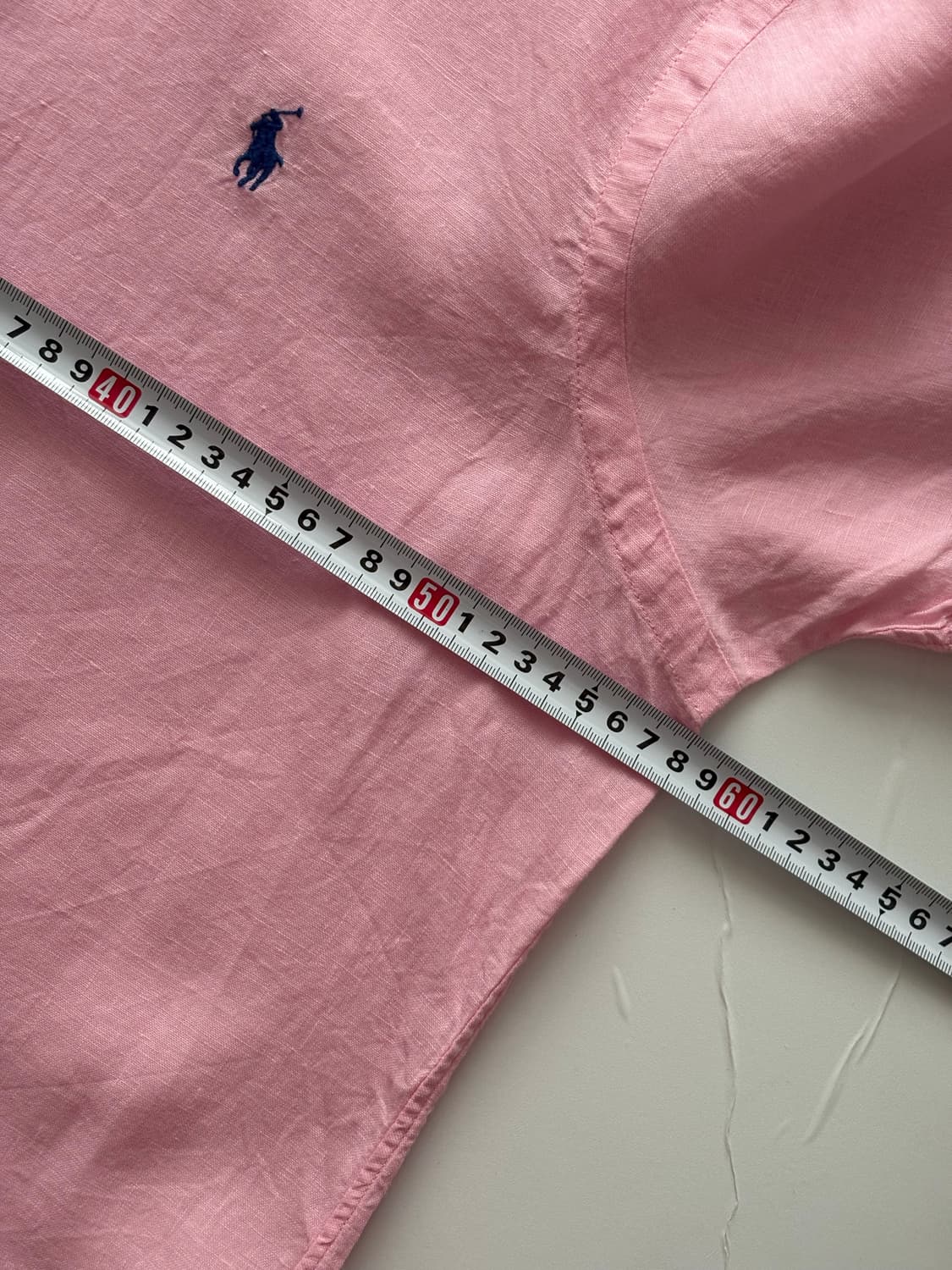 Polo 폴로랄프로렌 QR 린넨 반팔 셔츠 상품이미지8