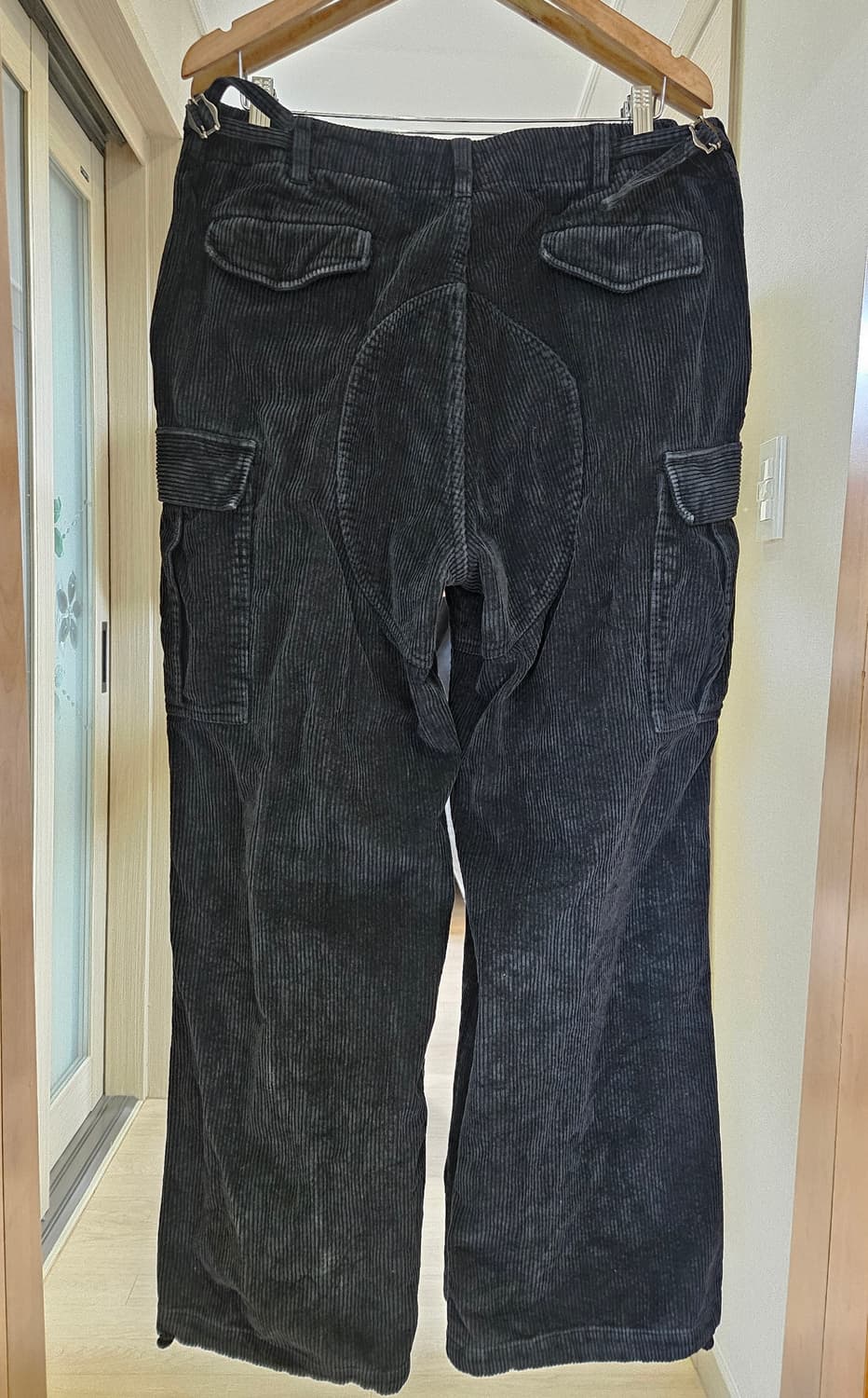 블랙아웃 코듀로이 카고팬츠 XL 상품이미지2