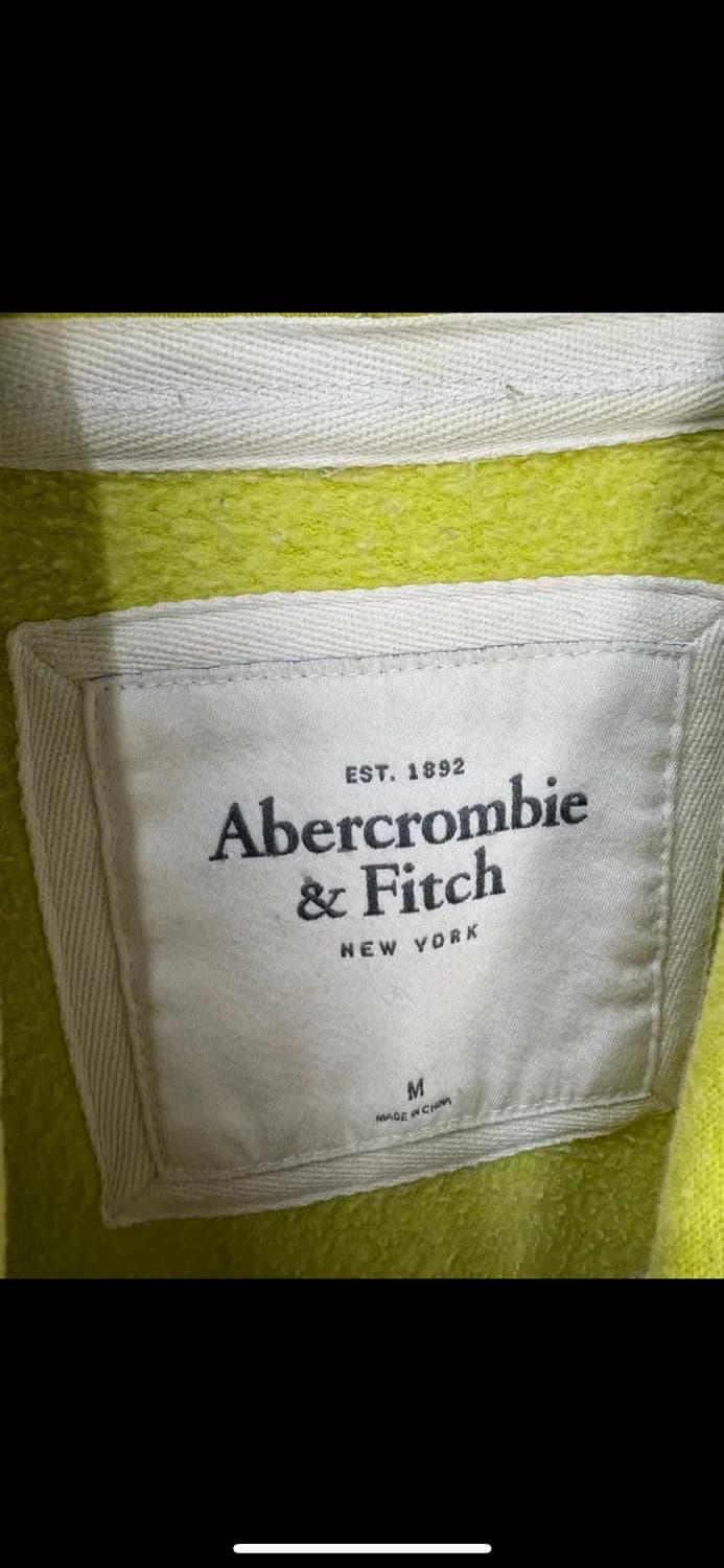 아베크롬비 y2k 라임 그린 후드집업 H1875 상품이미지4