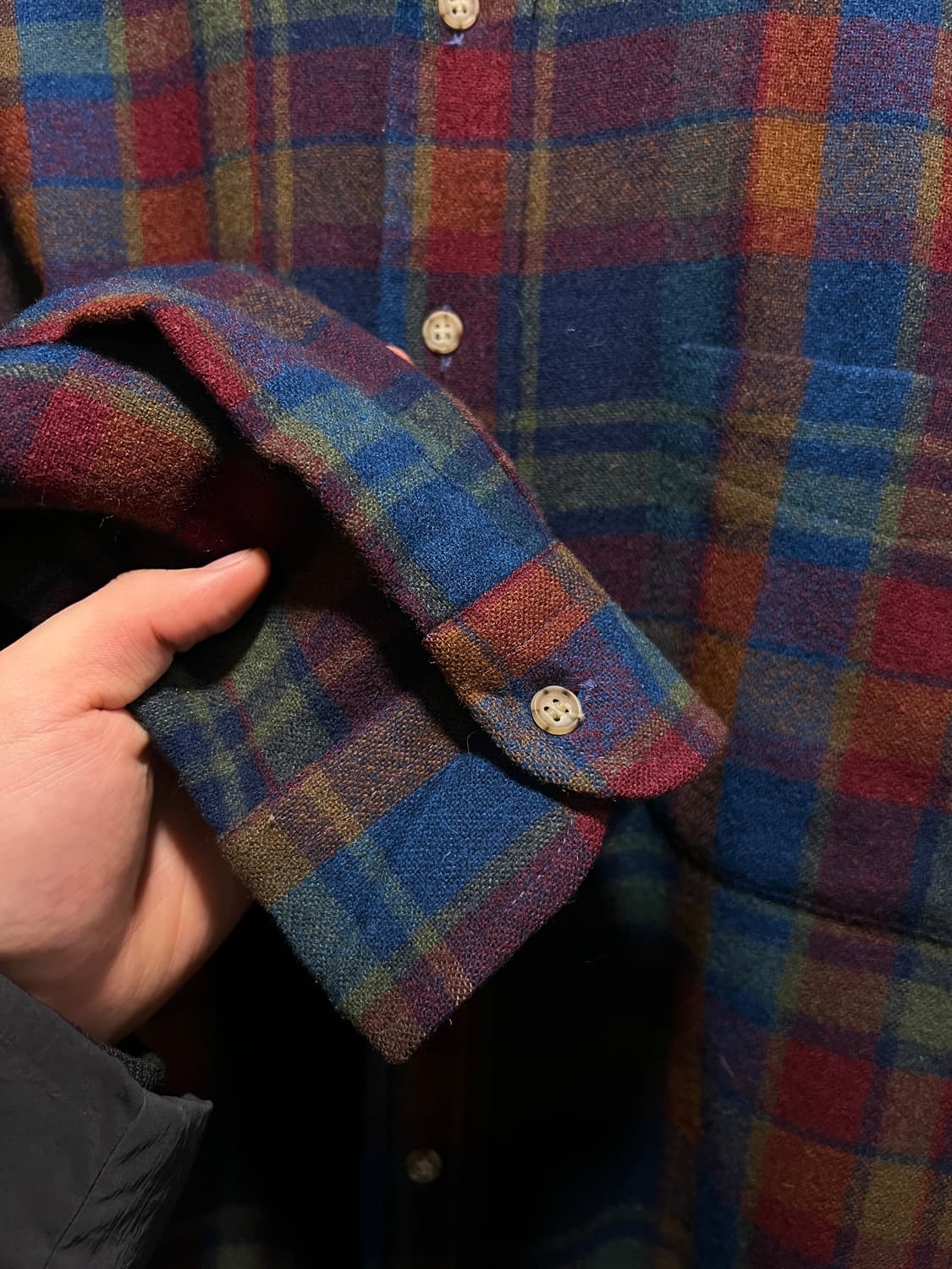 [L]펜들턴 Made in USA 타탄체크 버진 울 셔츠 상품이미지4