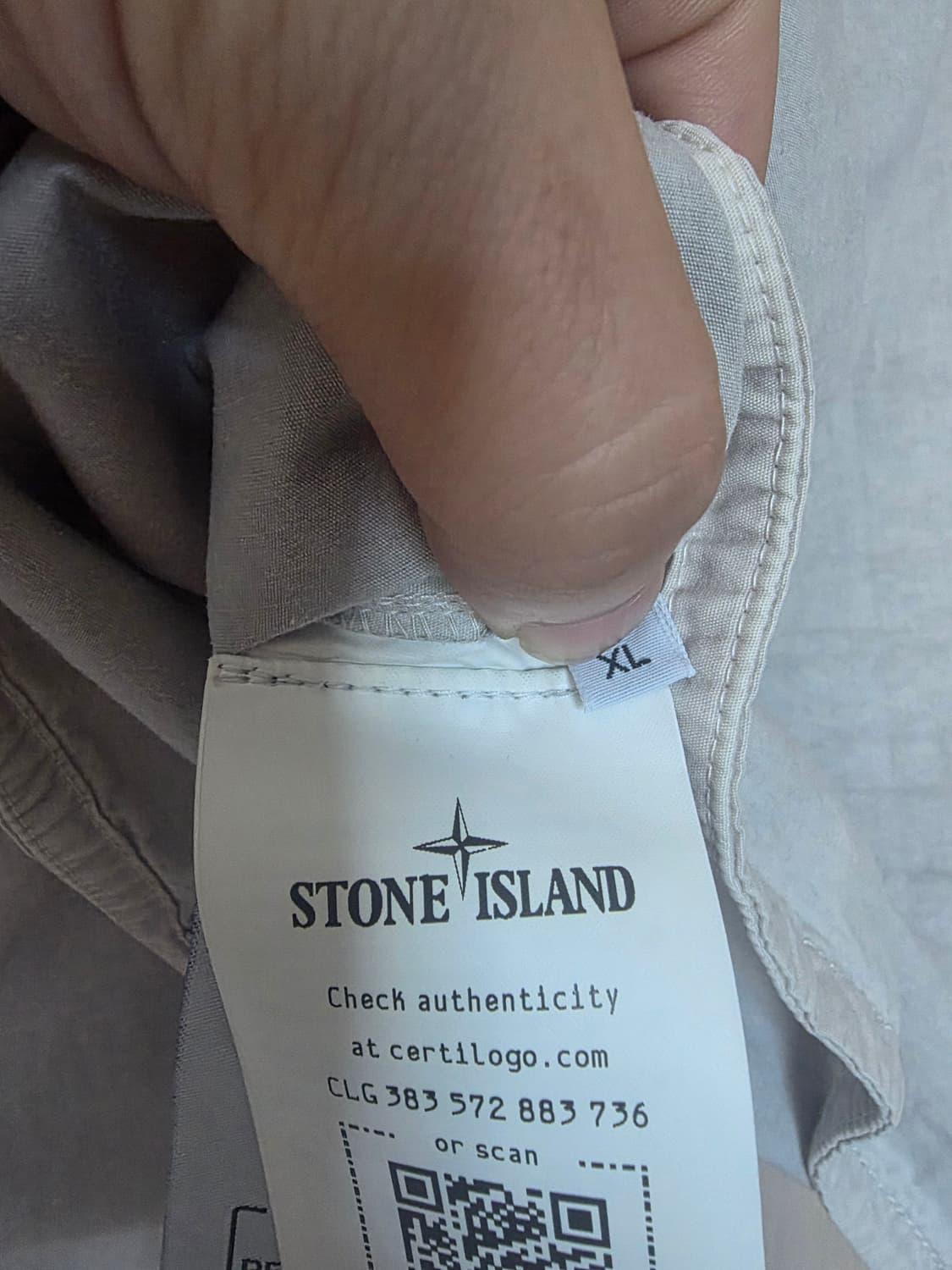 [24FW/XL] 스톤아일랜드 103WN 가먼트 다잉 집업 오버셔츠 상품이미지7