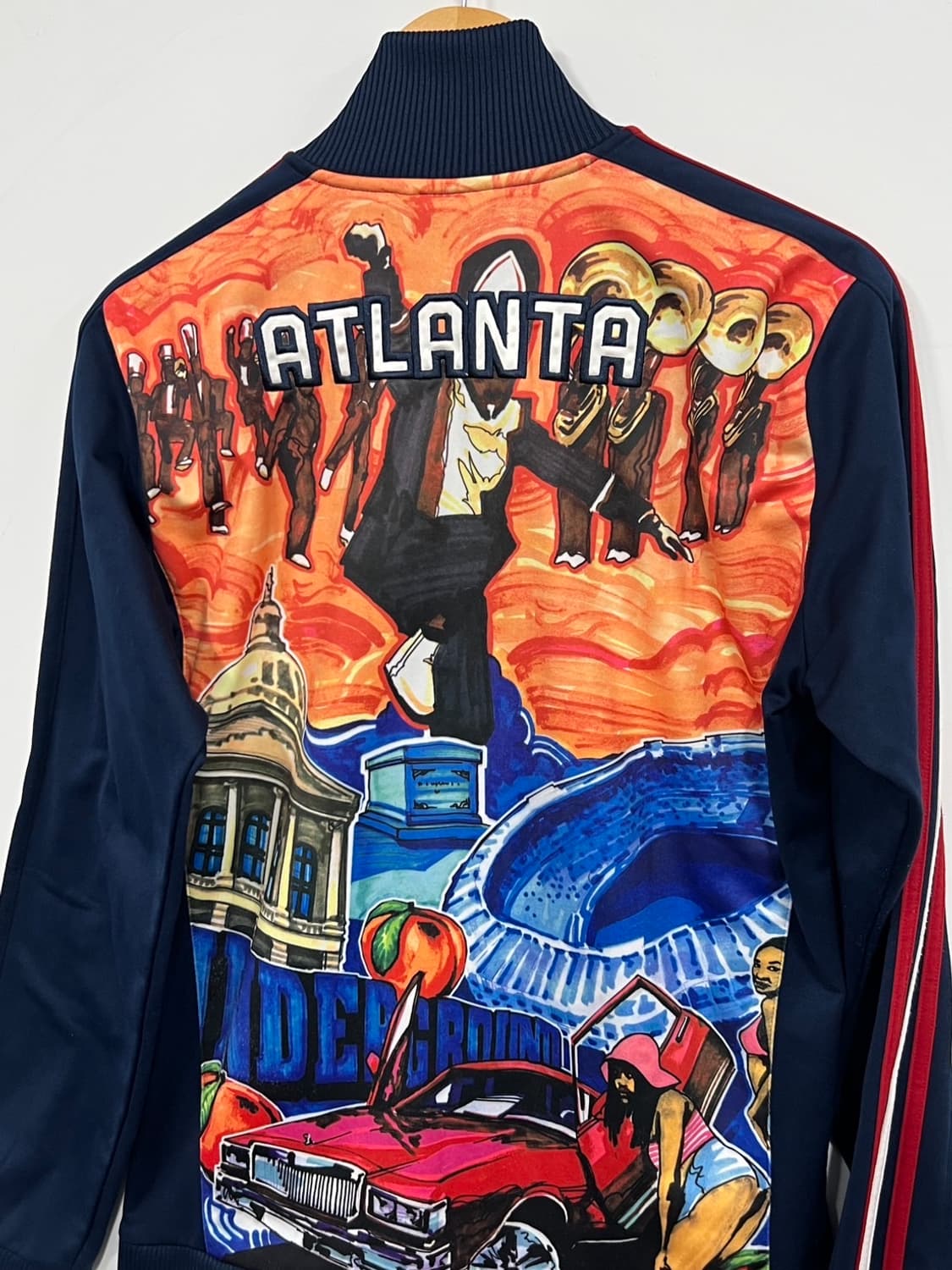 아디다스 애틀랜타 희귀 네이비 져지 상품이미지3