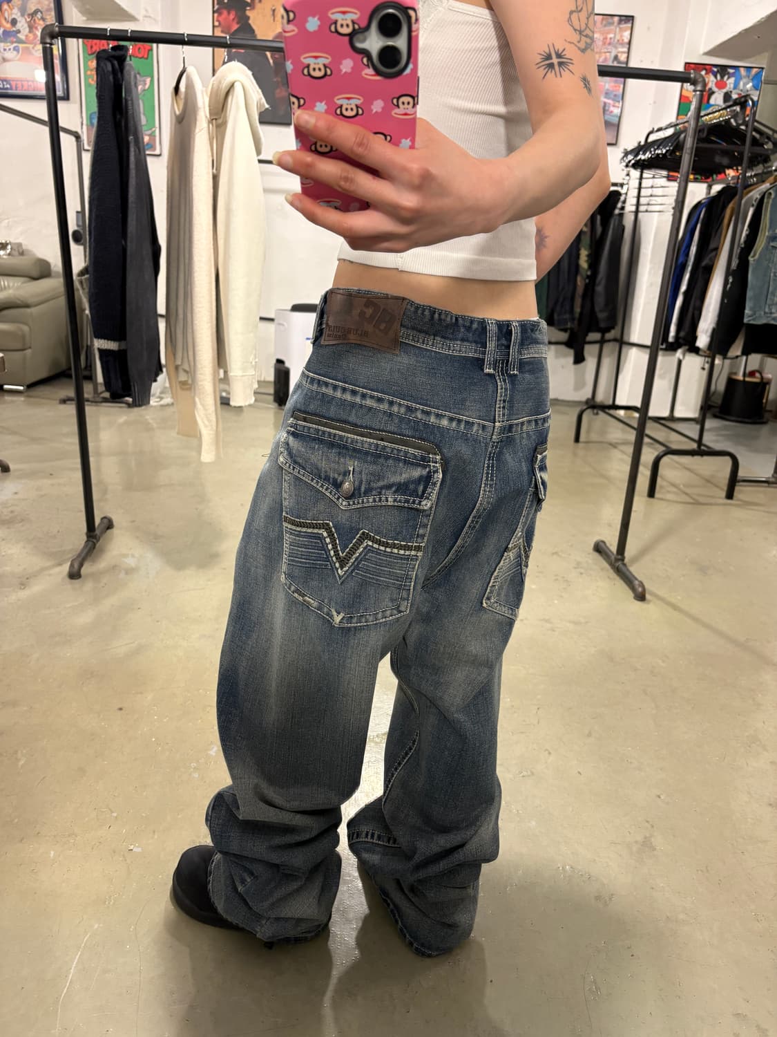 빈티지 데님팬츠 상품이미지3