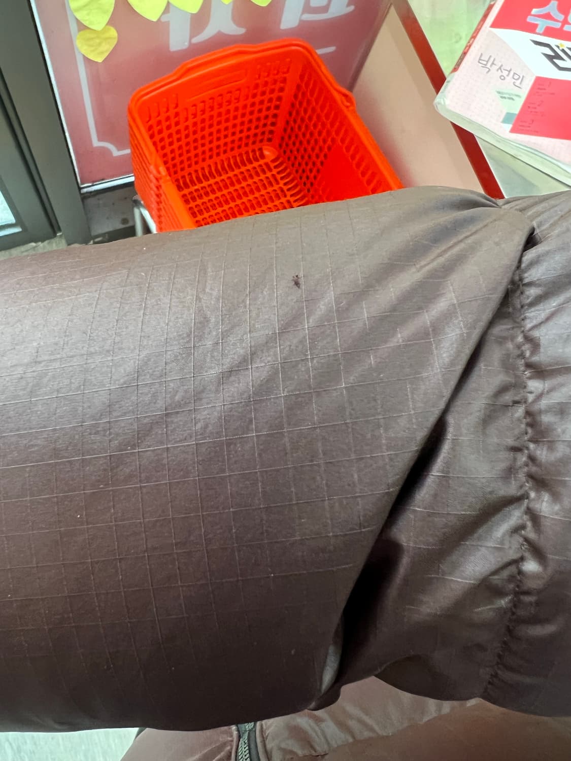 노스페이스 화이트 라벨 노벨티눕시 다운 자켓 코코아 브라운 상품이미지4