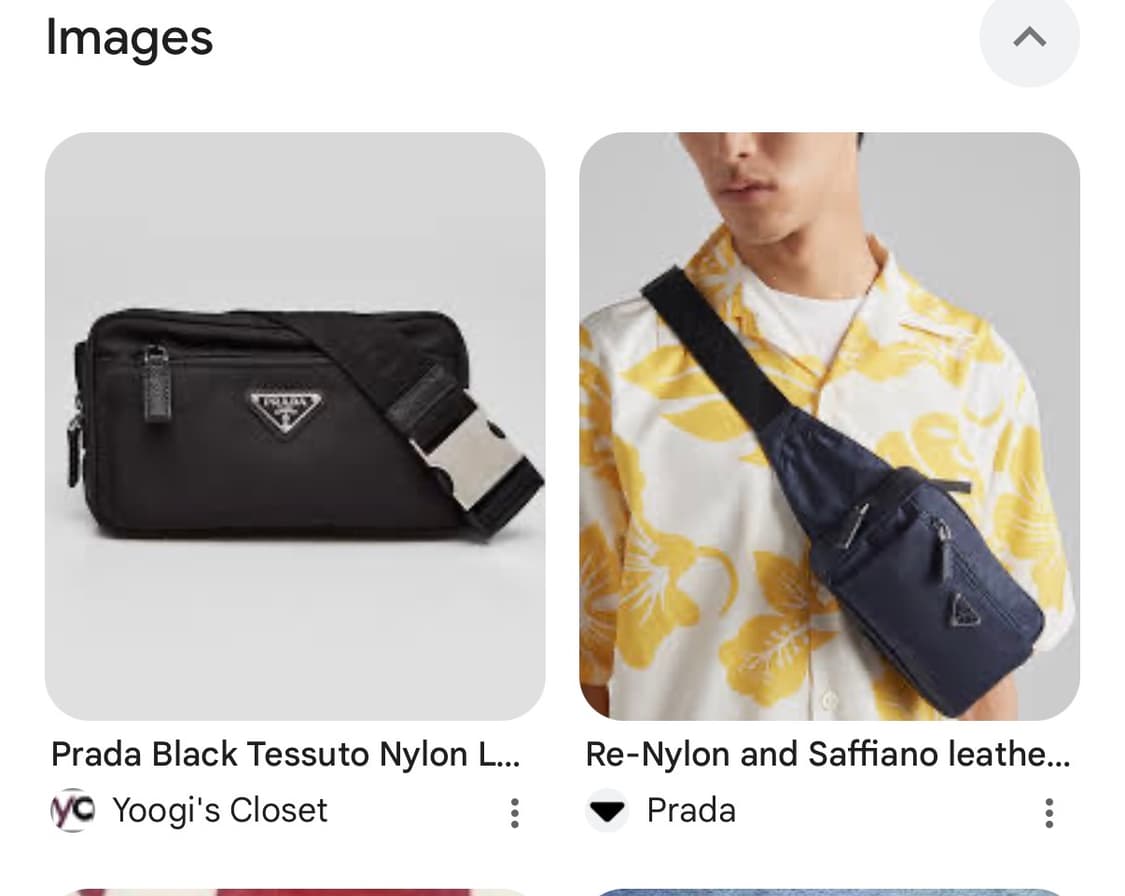 (매장정품) 프라다 블랙 나일론 벨트백 힙색 상품이미지2