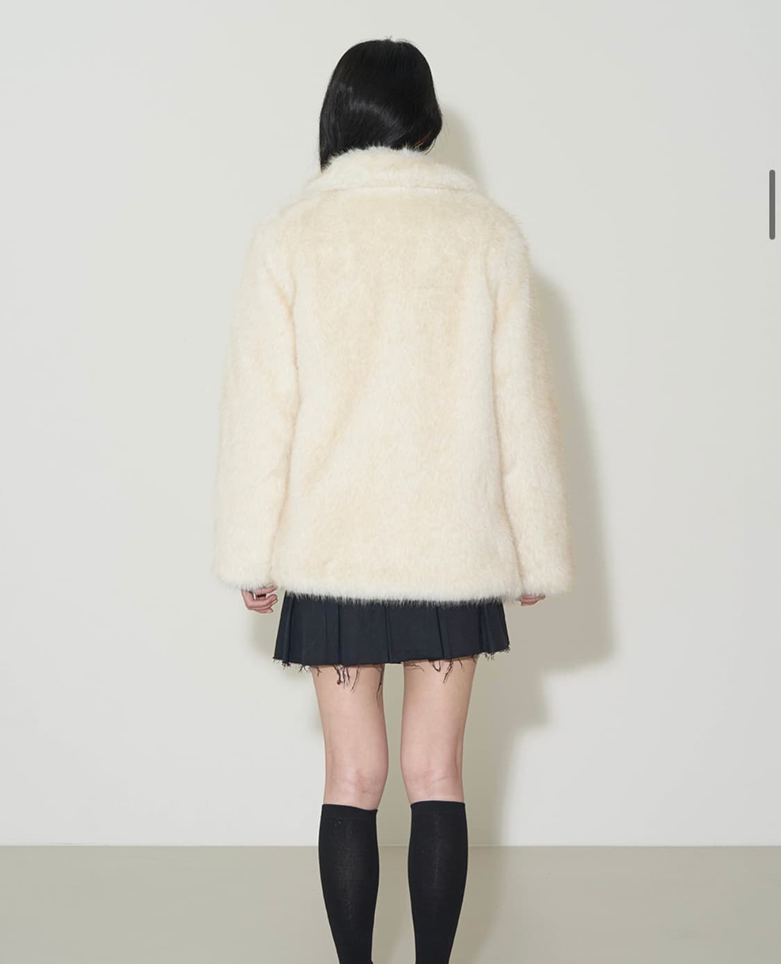 일리고 시어링 퍼자켓 (아이보리) 상품이미지3