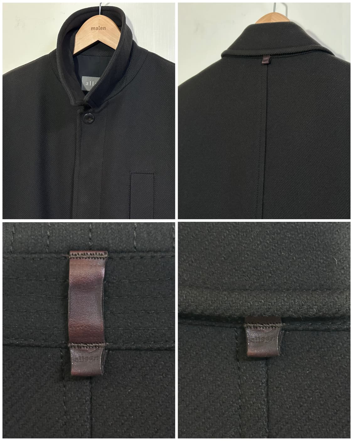 알레그리 캐시미어 블렌드 발마칸코트 48/다크브라운 상품이미지3