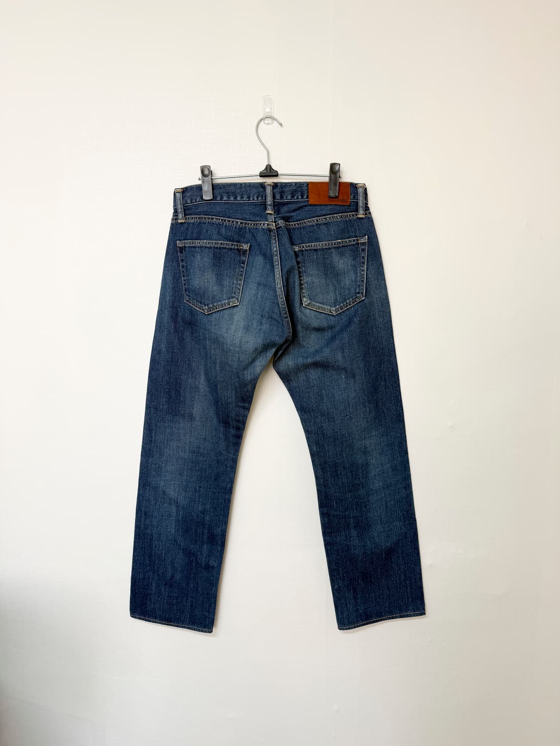 GLR 스탠다드 그린라벨 릴렉싱 워싱 데님 팬츠 상품이미지4