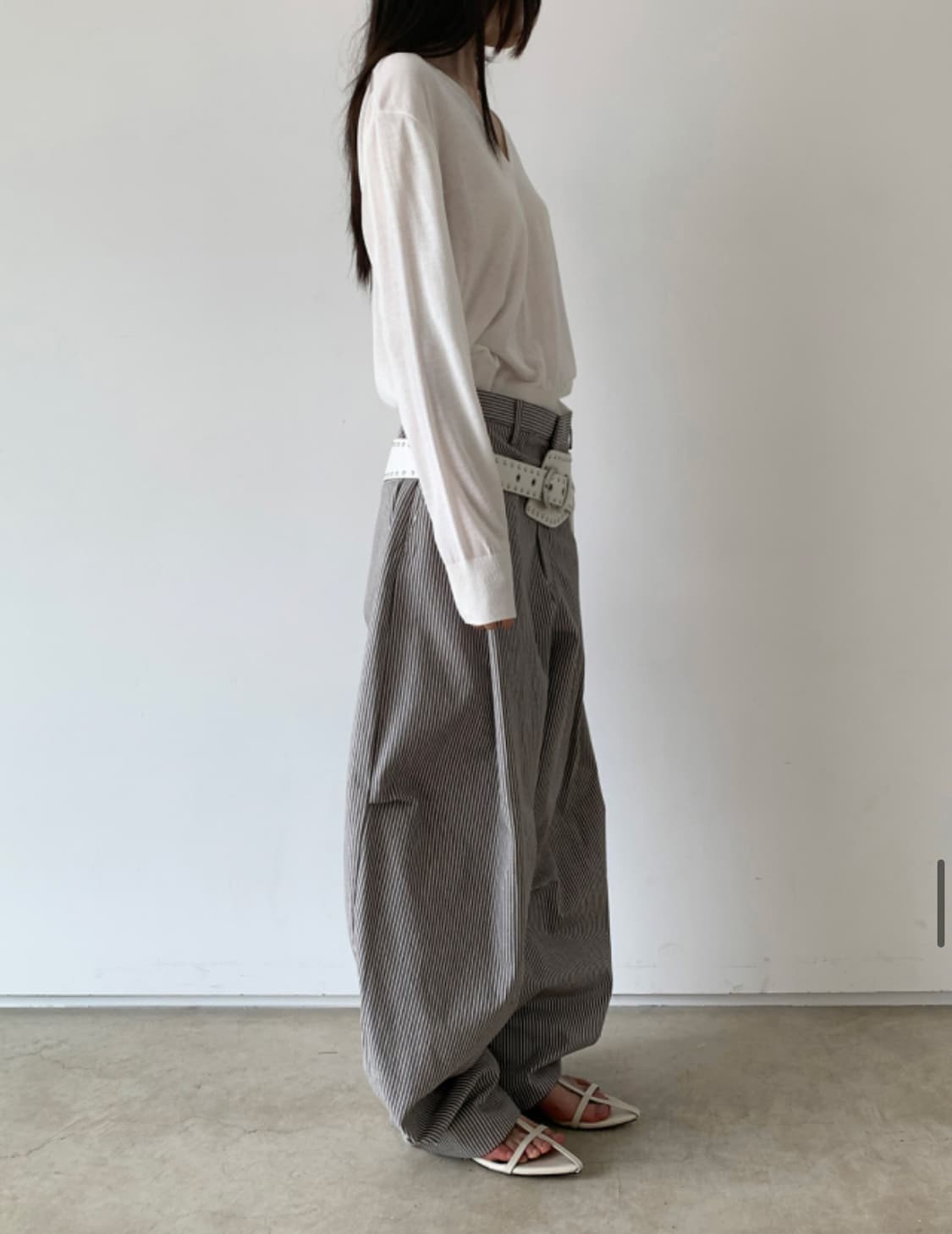 윤비누착용) 클라따 cladda puebco wide pants 상품이미지2