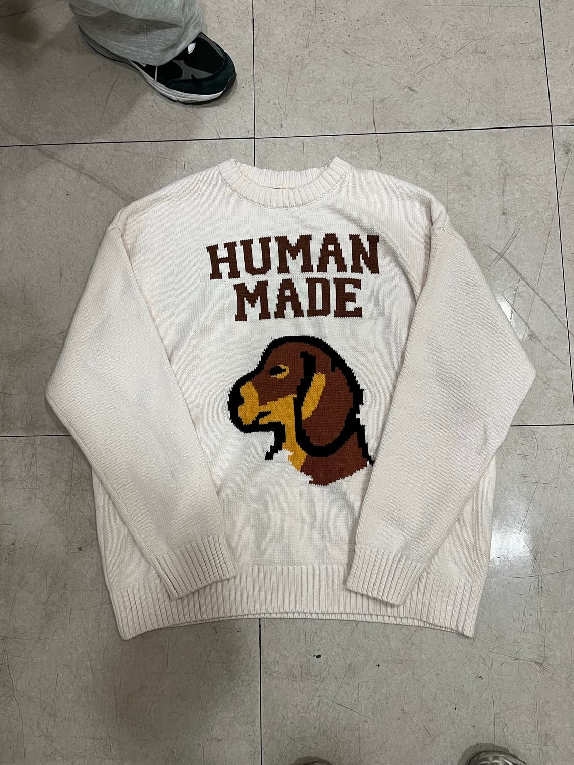 휴먼메이드 닥스니트 화이트 정품 상품이미지1