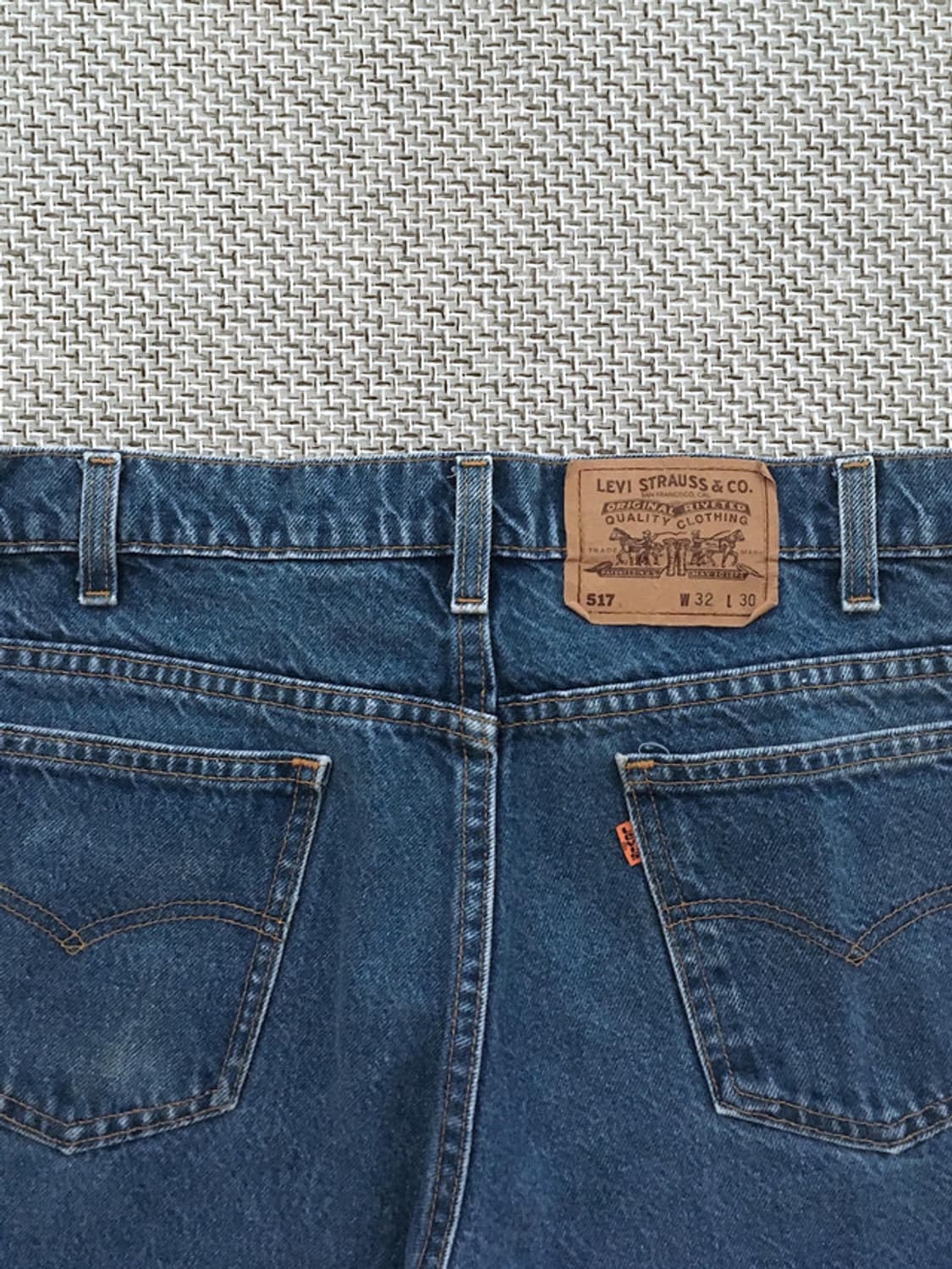 90s USA made 517 boots-cut denim pant 상품이미지1