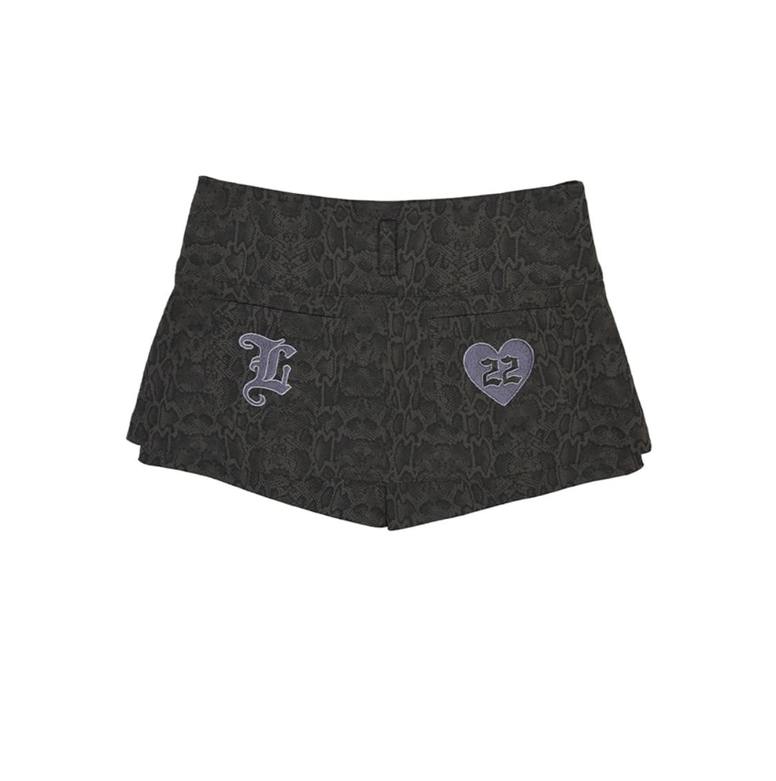 로우라이즈 스커트 팬츠 레오파드 상품이미지2