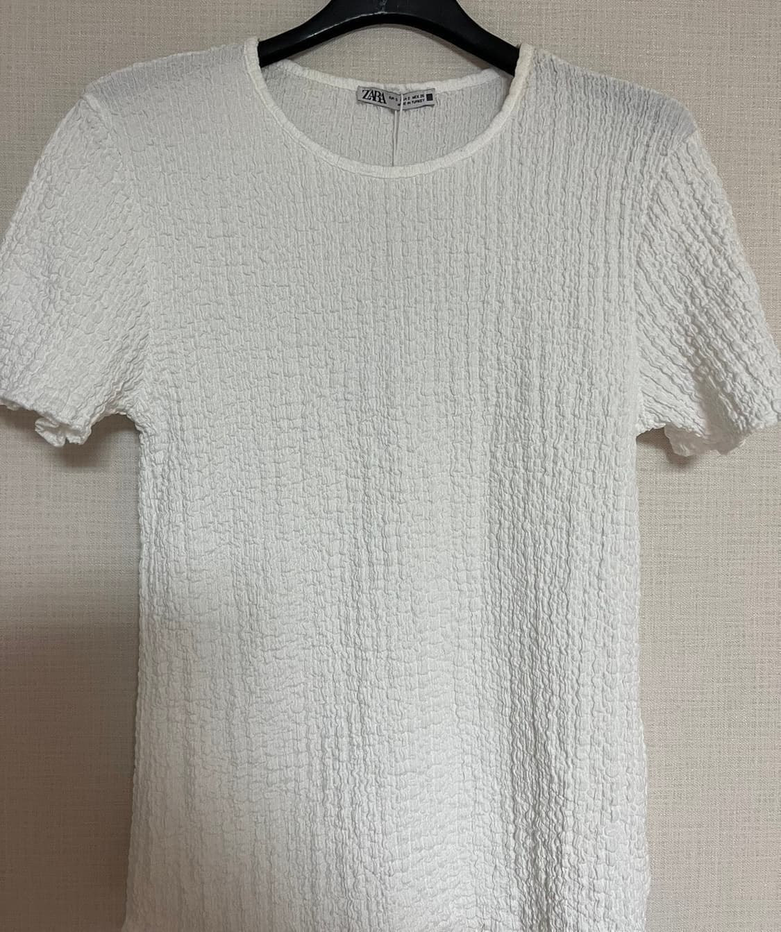 ZARA 자라 링클 티셔츠, 자라 반팔 티셔츠 상품이미지8