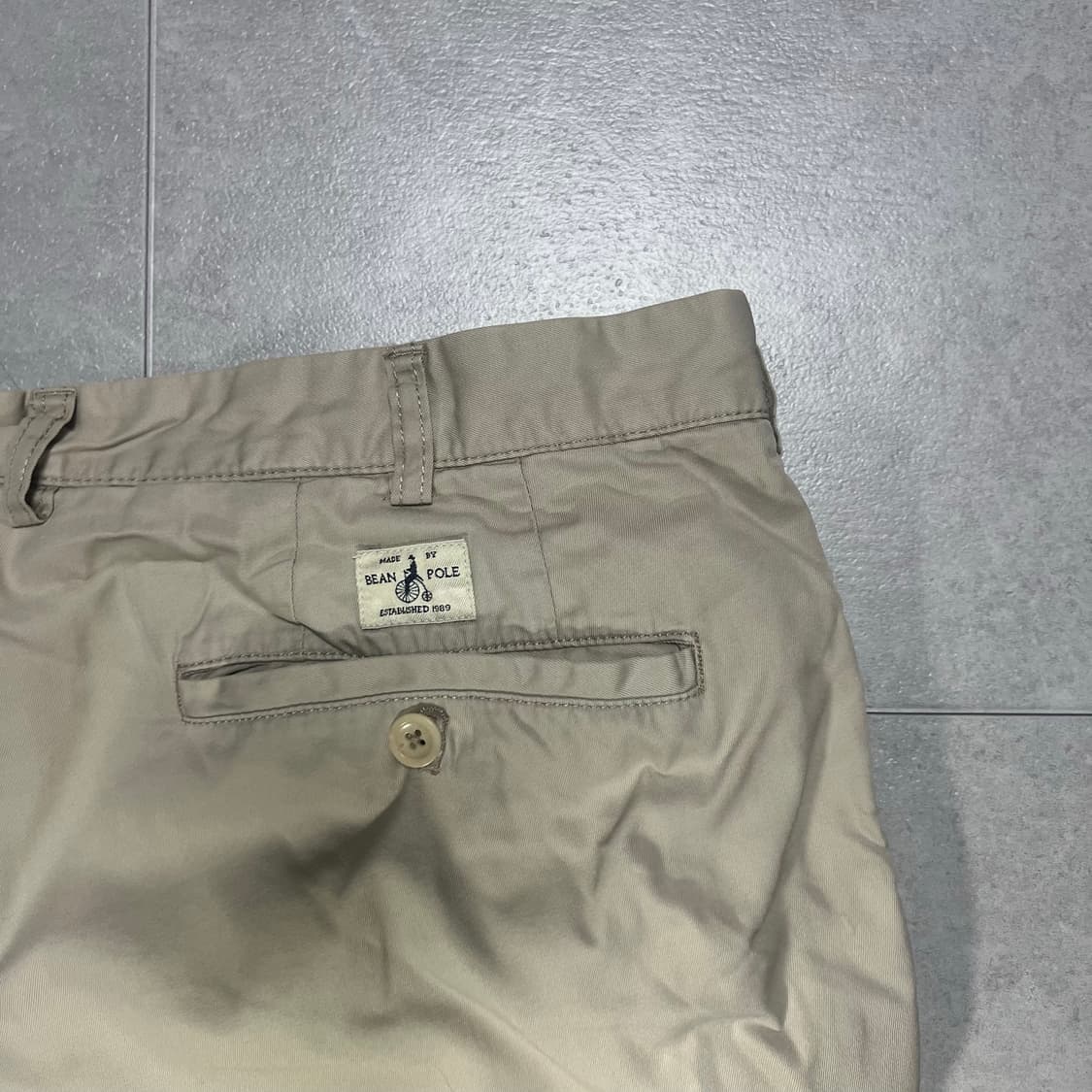 [37] 빈폴 베이지 면바지 치노 팬츠 상품이미지1