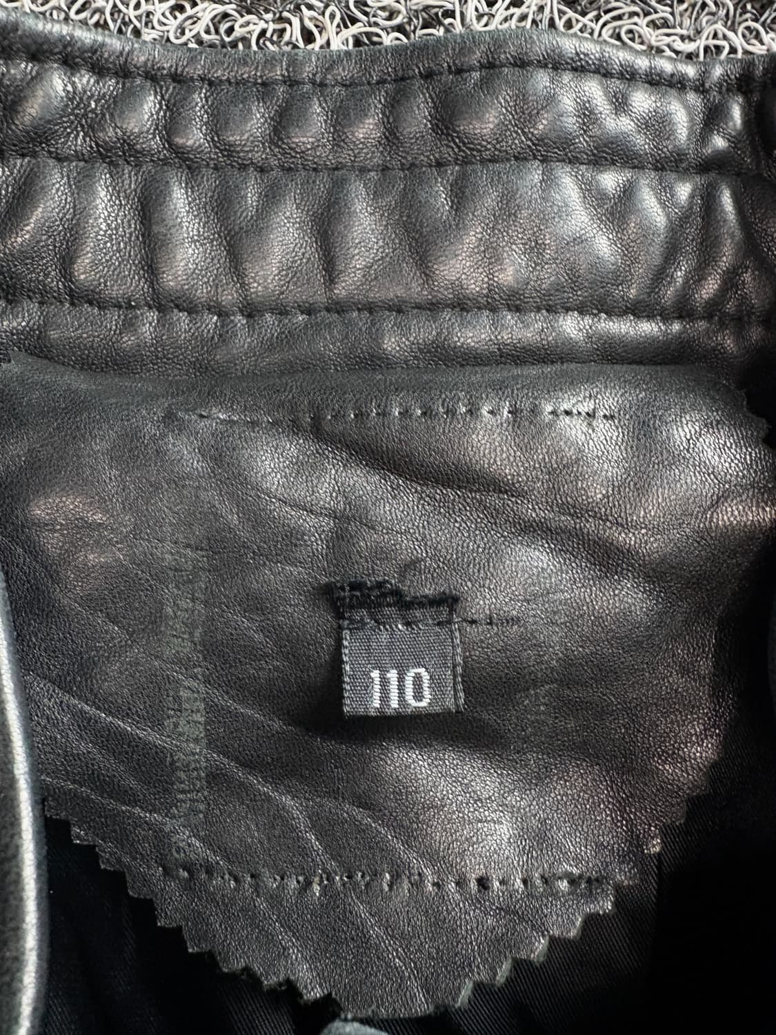 빈티지 아카이브 양가죽 램스킨 레더 집업 자켓 블랙 4086 상품이미지4