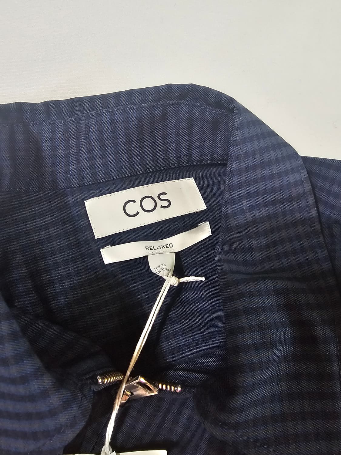 [새상품/XS] COS 코스 남성 릴렉스드 체크 셔츠 자켓 상품이미지8