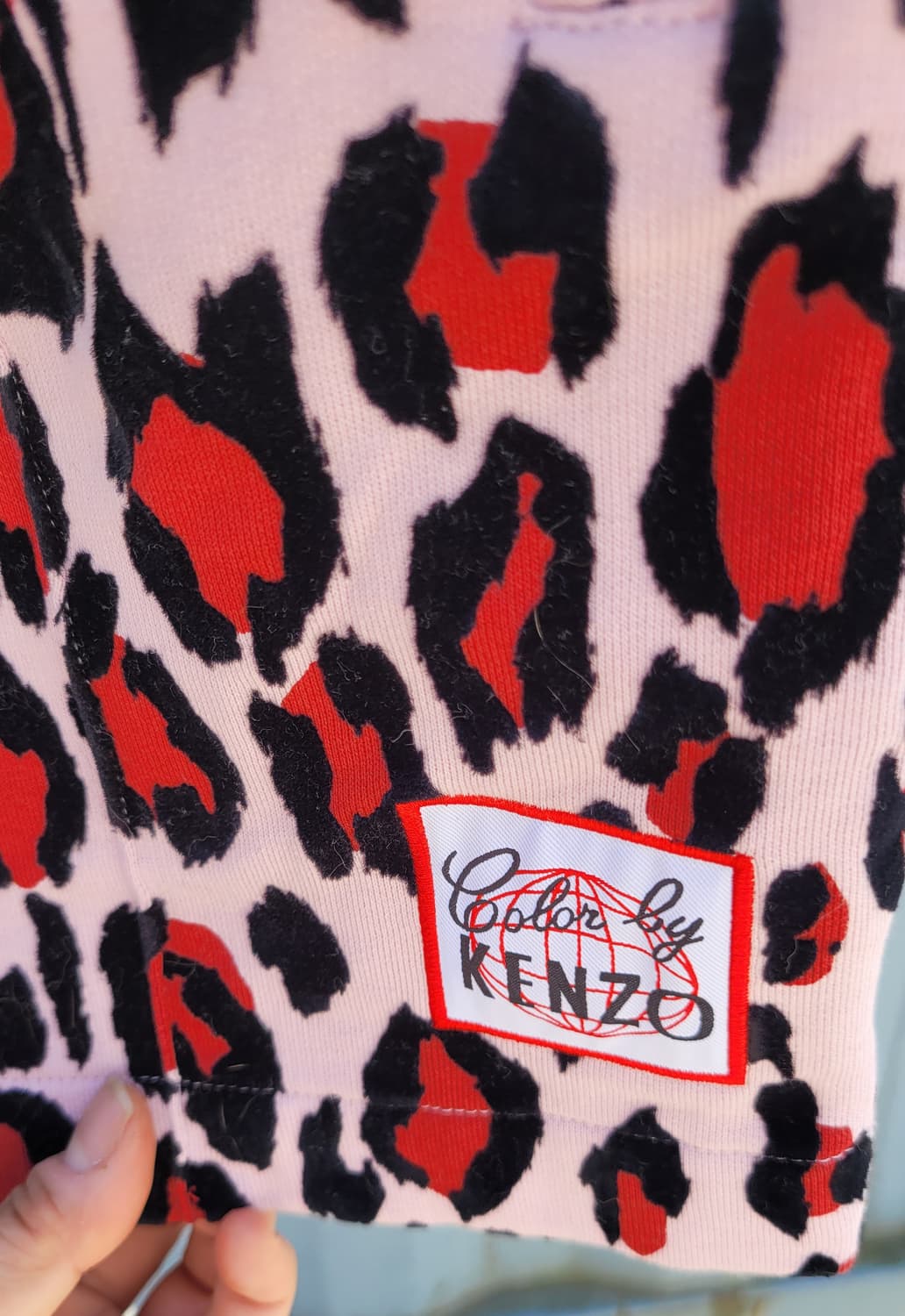 KENZO 레오파드 미니스커트 핑크 상품이미지3