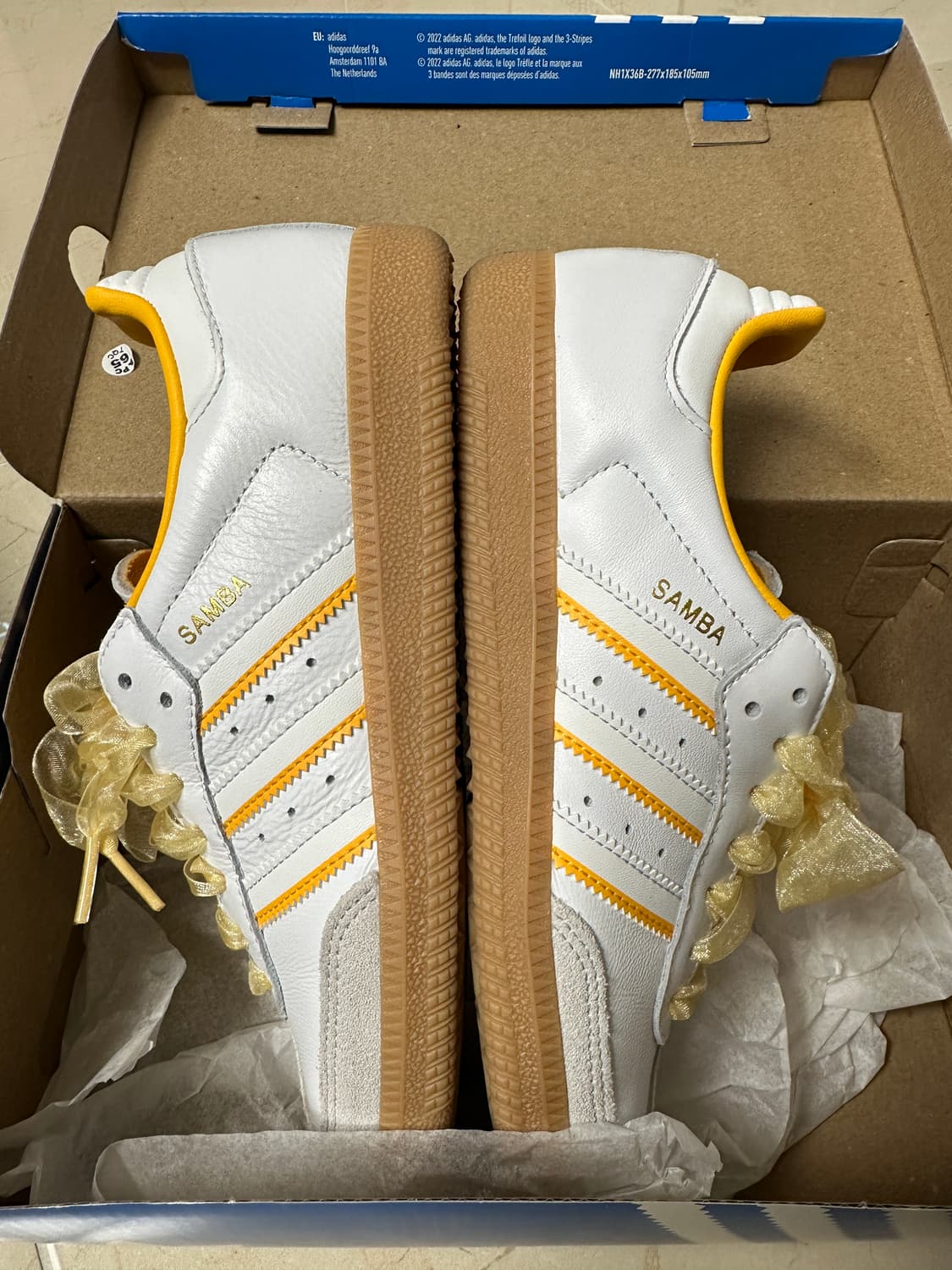 아디다스 삼바 옐로우 스니커즈 235  상품이미지6