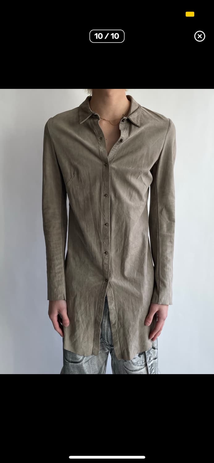 isaac sellam long leather shirt 상품이미지10