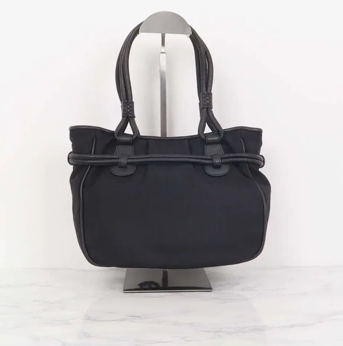 [정품] 디올 레이디 보우 나일론 토트백 블랙  상품이미지2