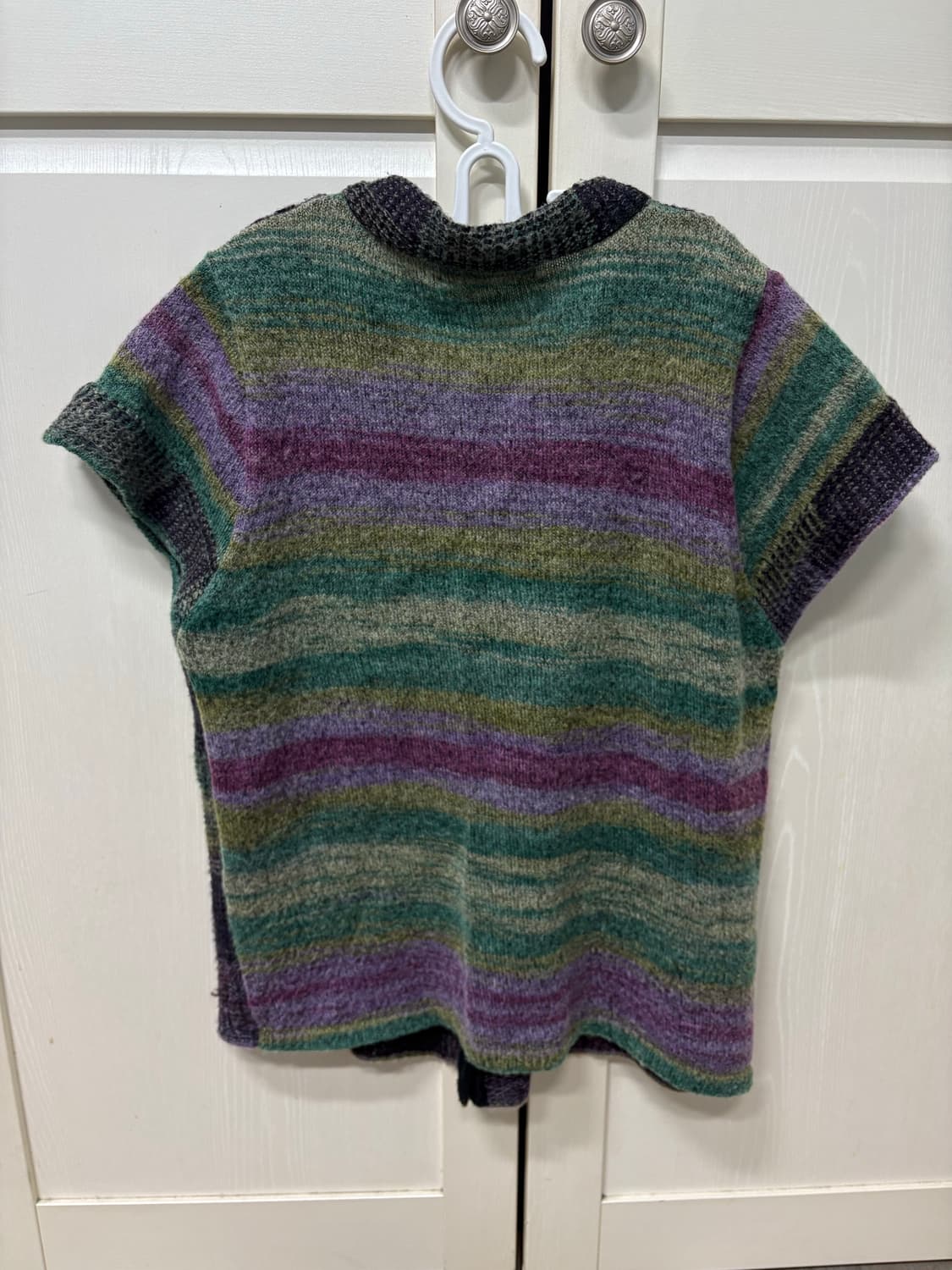 Japanese Vintage 콜하그 반팔 니트 가디건 상품이미지1