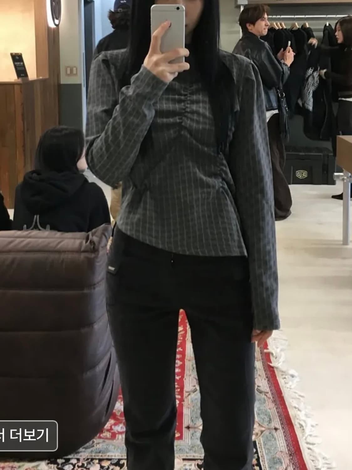 미세키서울 사이드 포켓 부츠컷 팬츠 차콜 상품이미지4