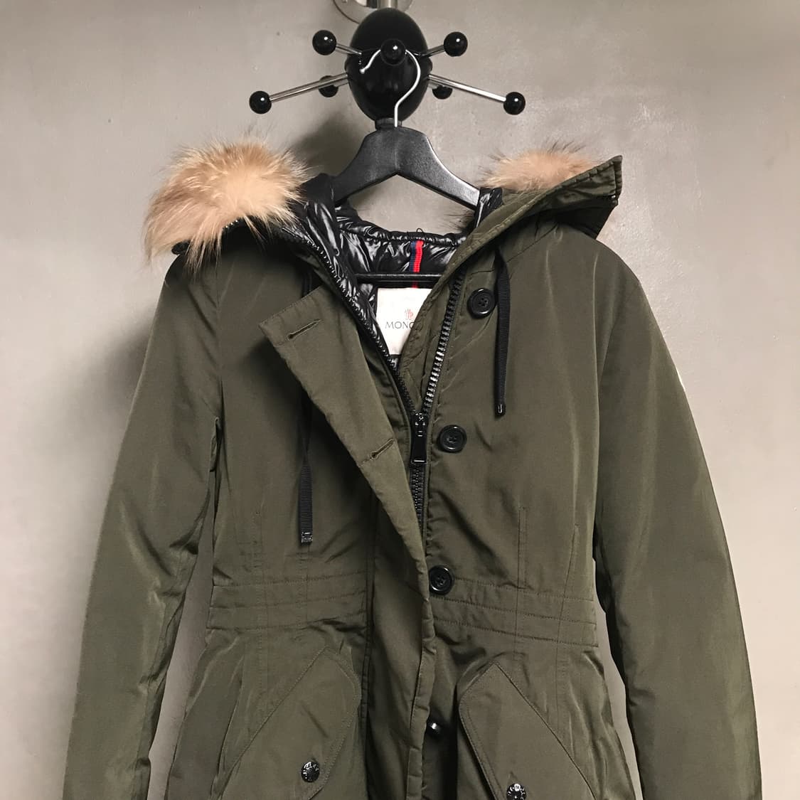 몽클레어 패딩 자켓 카키 1(W) 상품이미지2