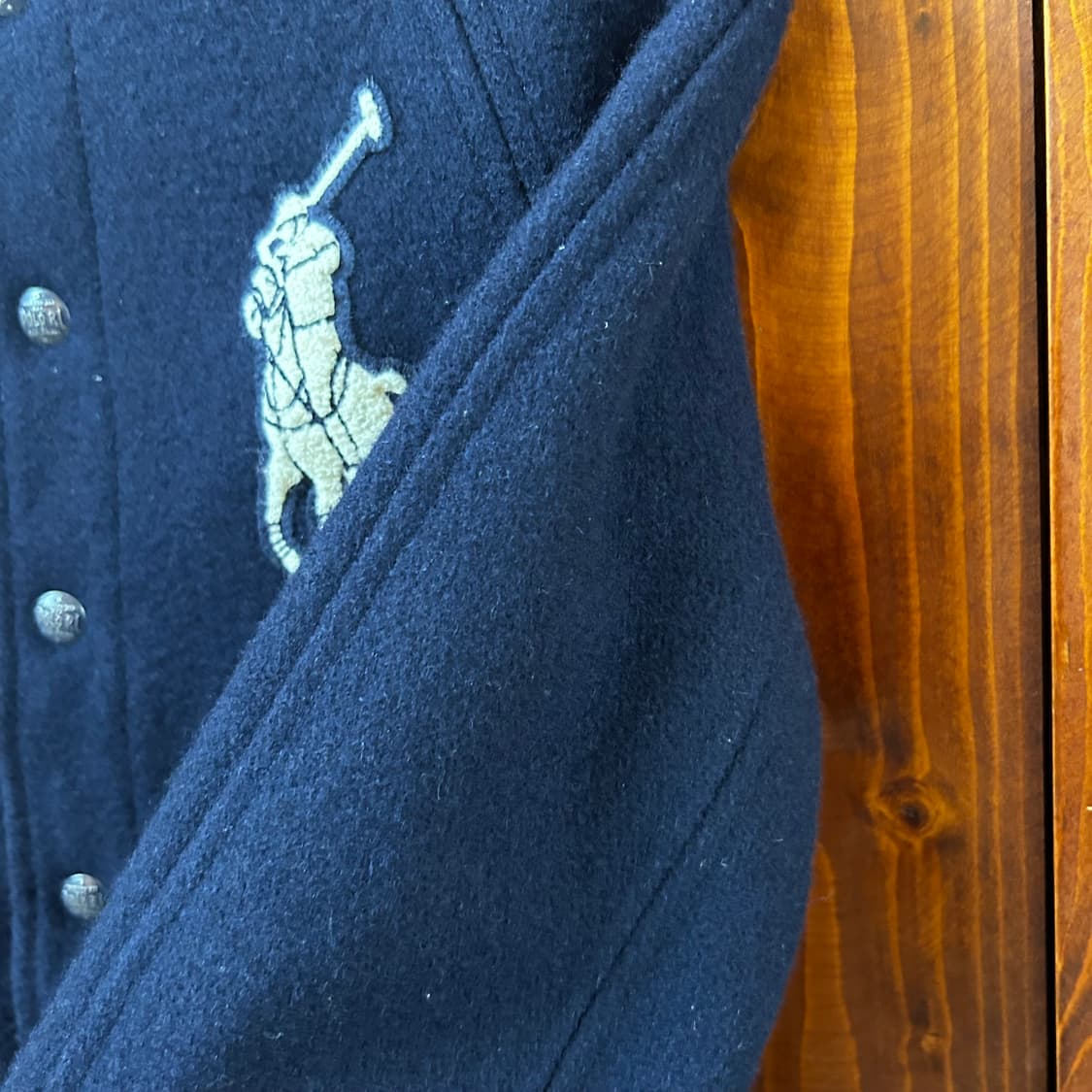 아동 폴로모직바시티쟈켓 상품이미지3