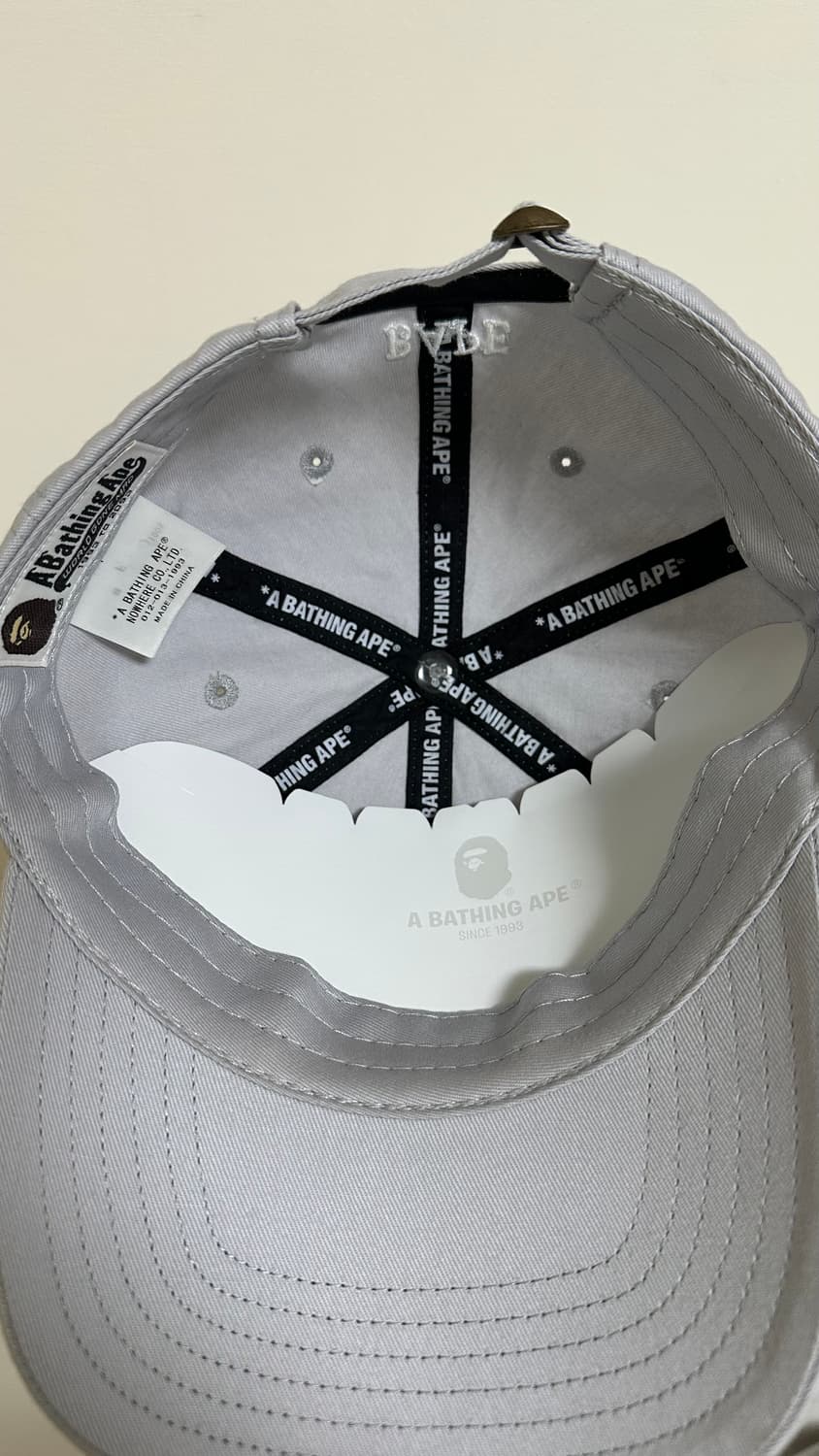 베이프 원포인트 패널 캡 그레이 상품이미지5