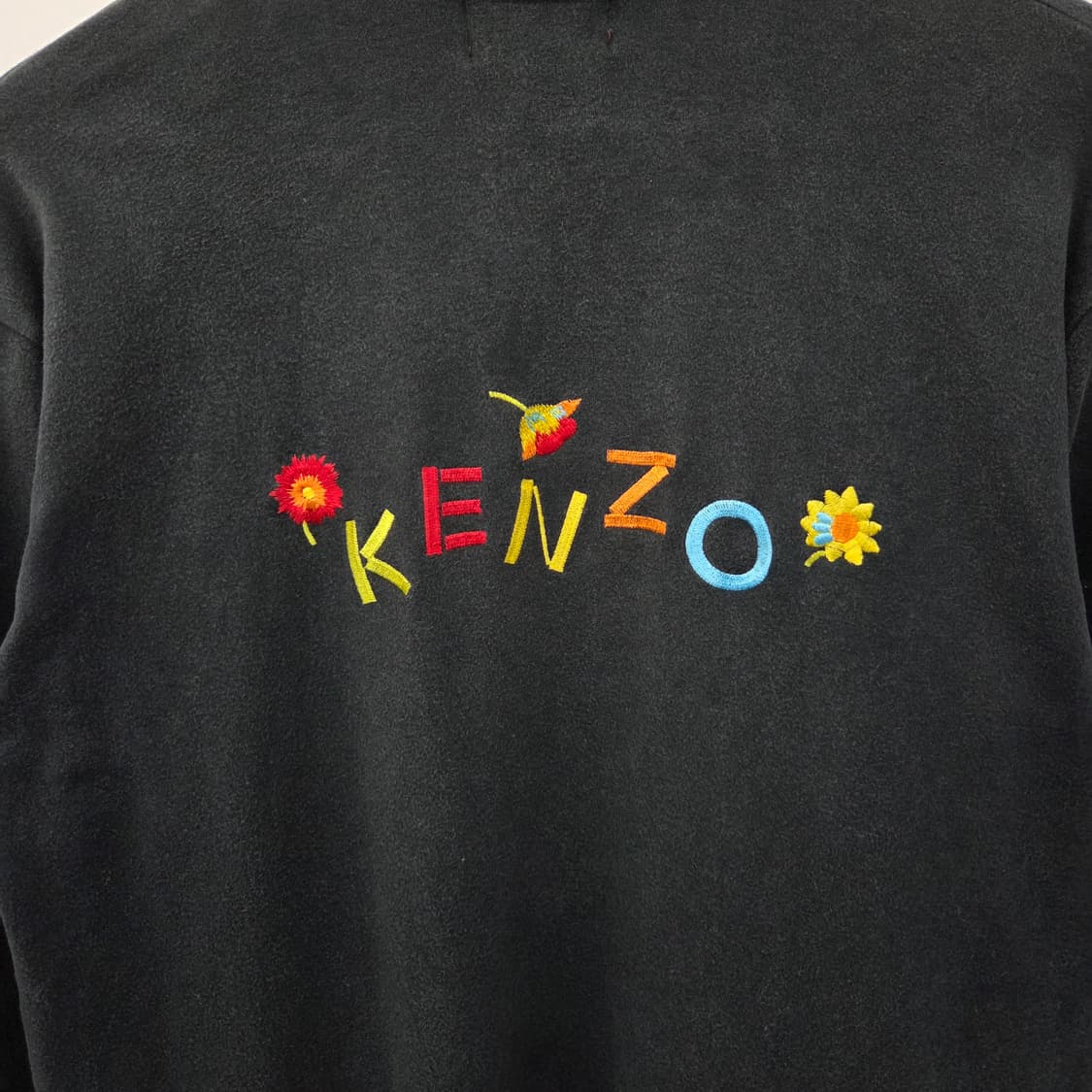 KENZO 겐조 블랙 긴팔 폴로티 공용M 상품이미지5