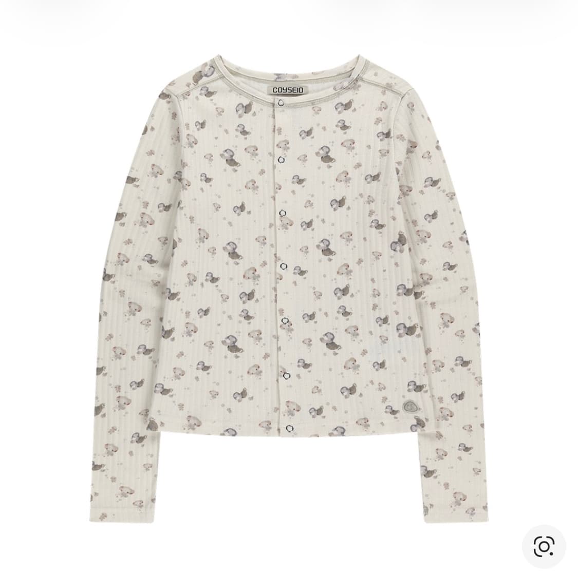 코이세이오 코튼 커들 롱슬리브 아이보리 상품이미지1