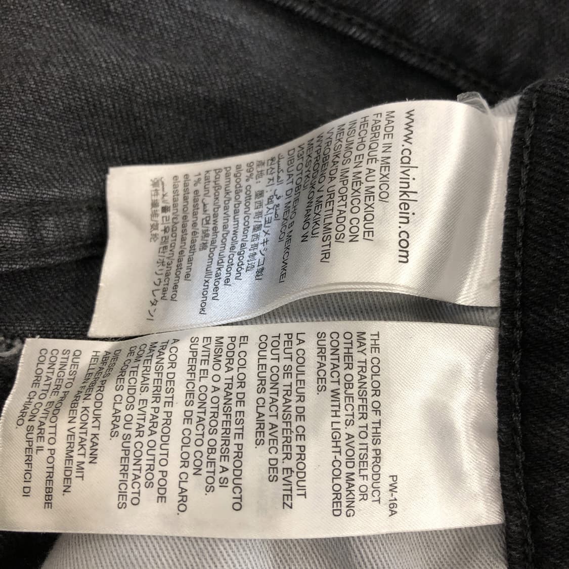 ck 캘빈클라인 026 블랙패치 데님진 36 인치  상품이미지6