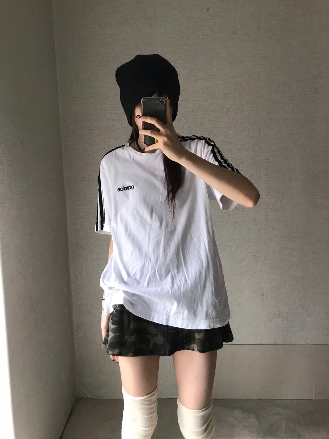 아디다스 흰검 반팔티셔츠 상품이미지1