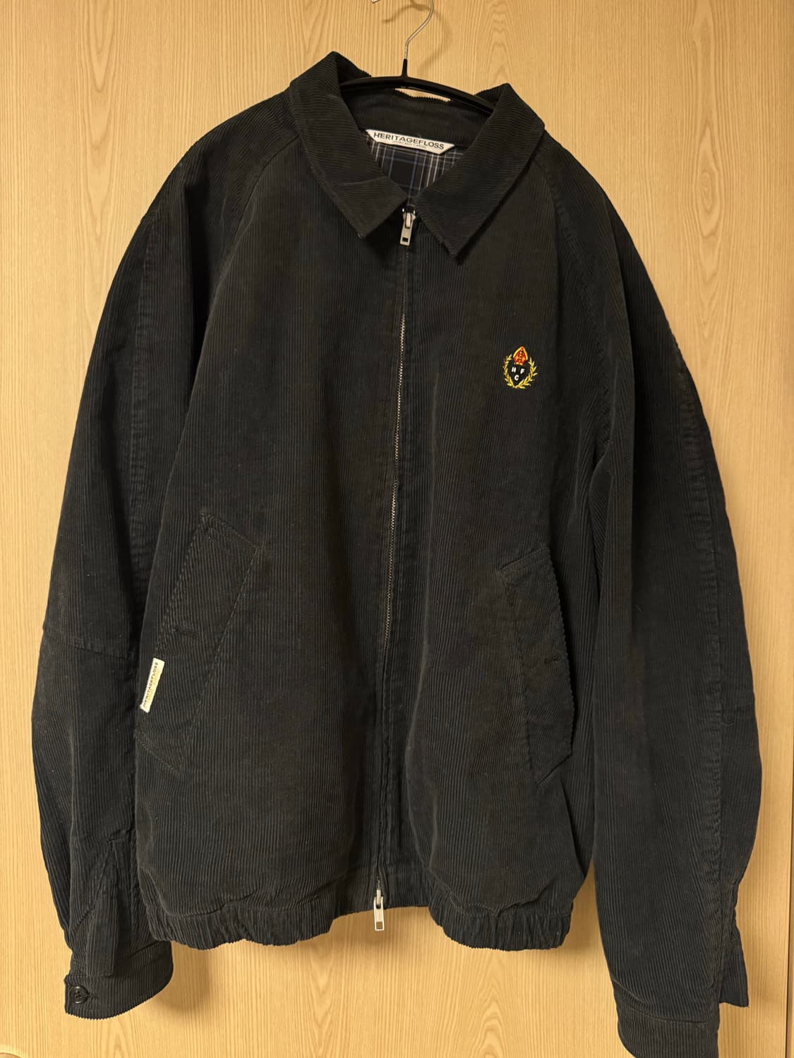 헤리티지플로스 코듀로이 블루종 블랙 M 상품이미지4