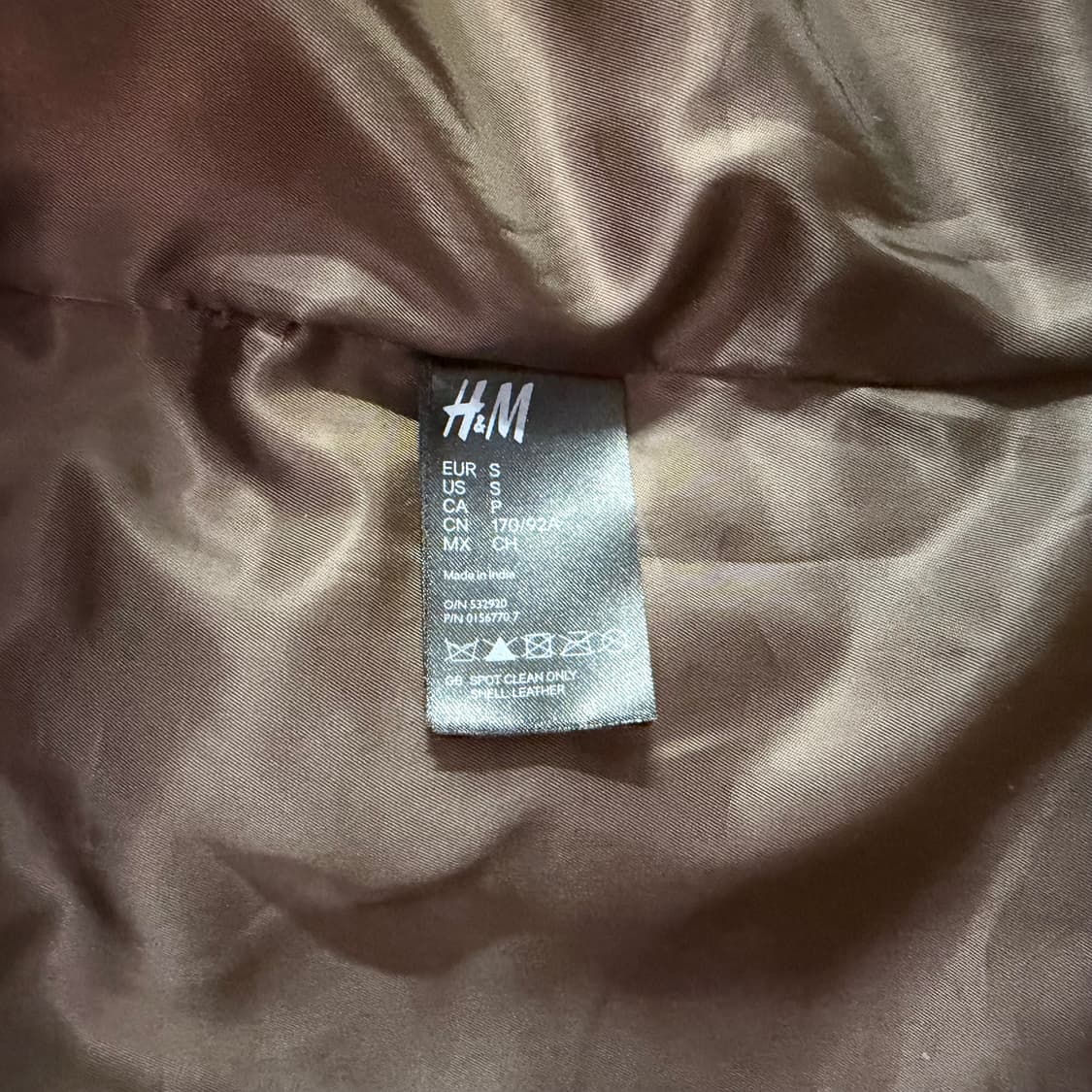 메종 마틴 마르지엘라 X H&M 2012 F/W 벨트 레더 자켓 상품이미지3