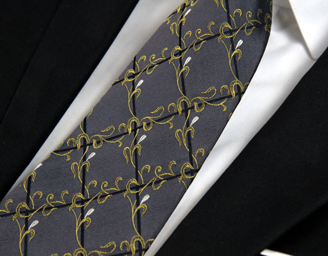 입생로랑 9cm A+등급 남자 명품 넥타이 상품이미지5