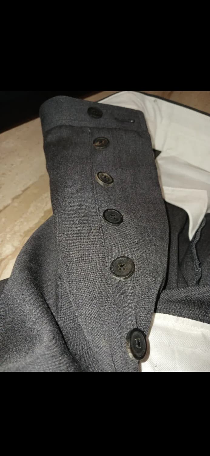 LOEWE GREY WOOL FISHERMAN PANTS 상품이미지4