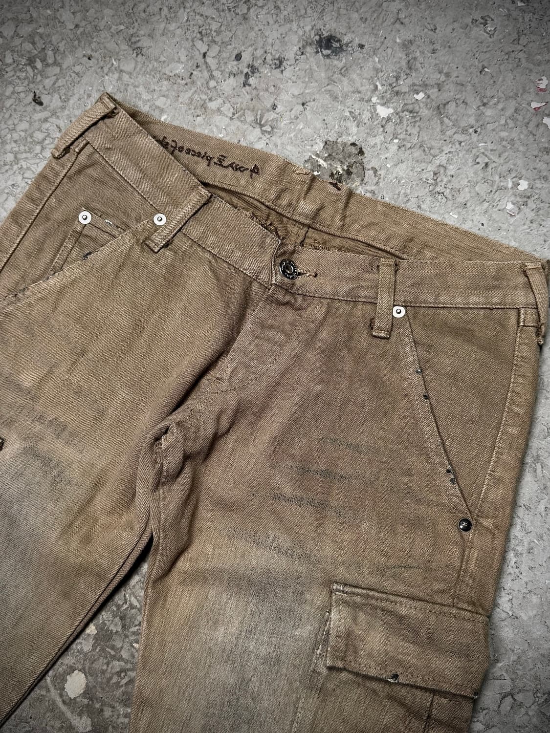 Sand Beige Belted Cargo Shorts 상품이미지2